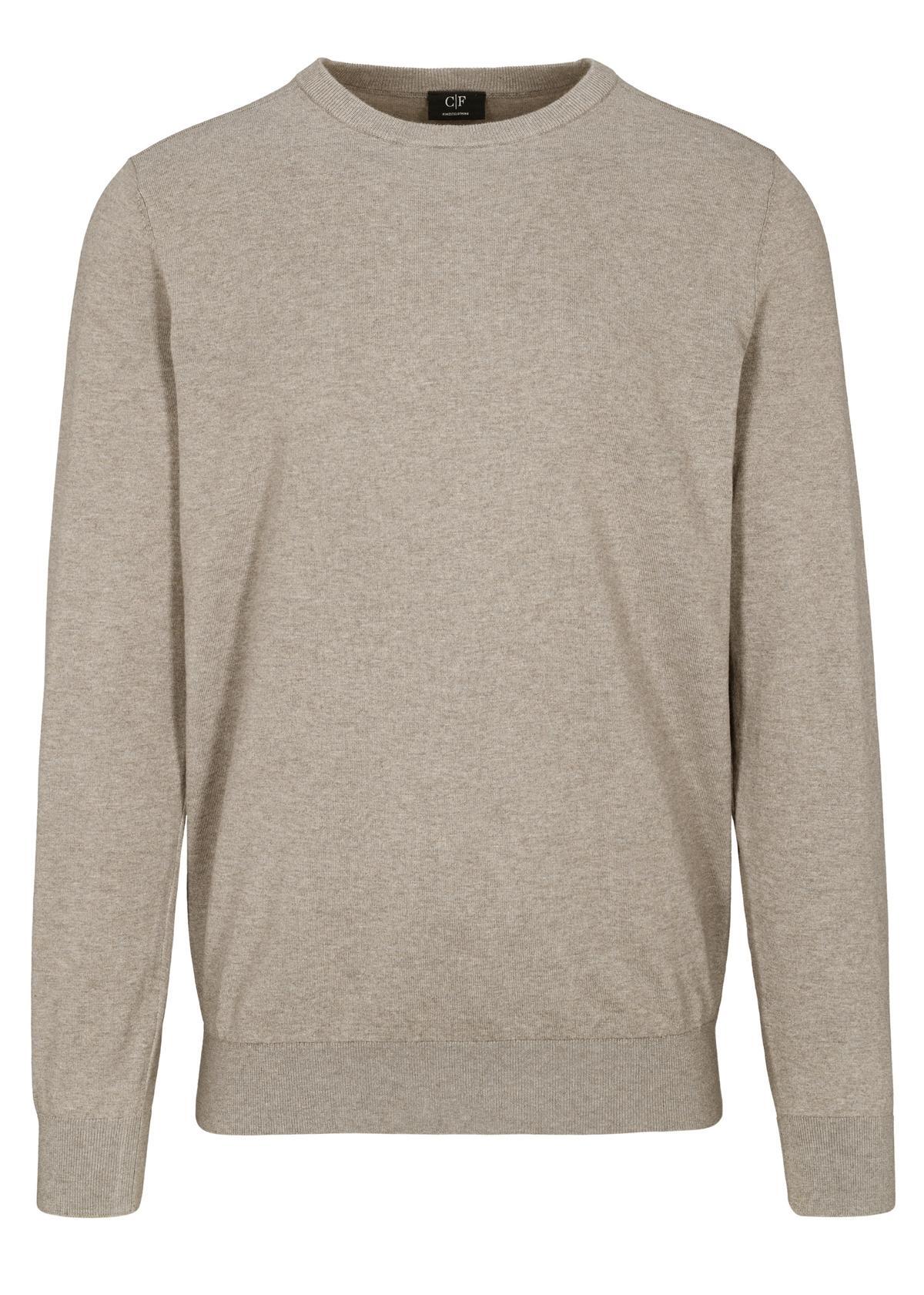 COMMANDER Finest Clothing - Rdh.-Pullover , 1/1 Arm dry sand mel. - Gr. - S von COMMANDER Finest Clothing