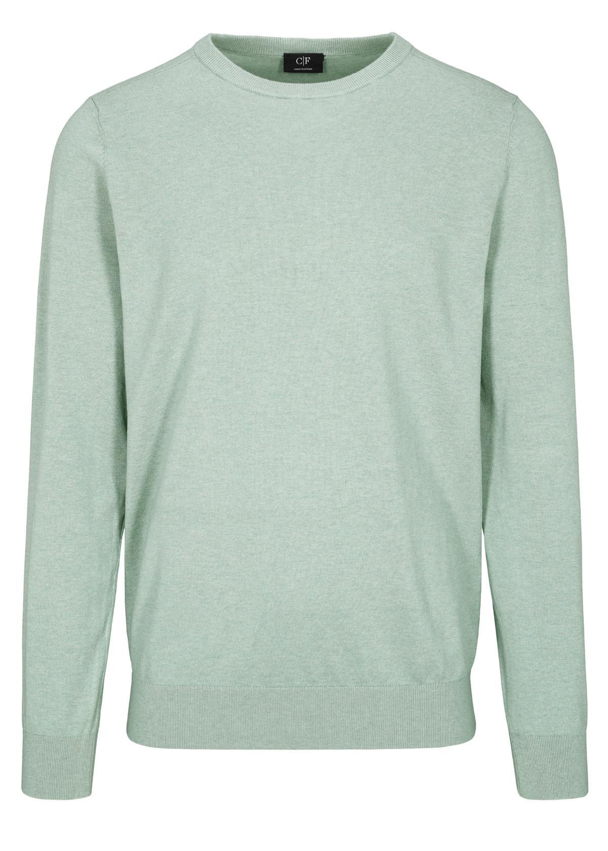 COMMANDER Finest Clothing - Rdh.-Pullover , 1/1 Arm ice green mel. - Gr. - XXL von COMMANDER Finest Clothing