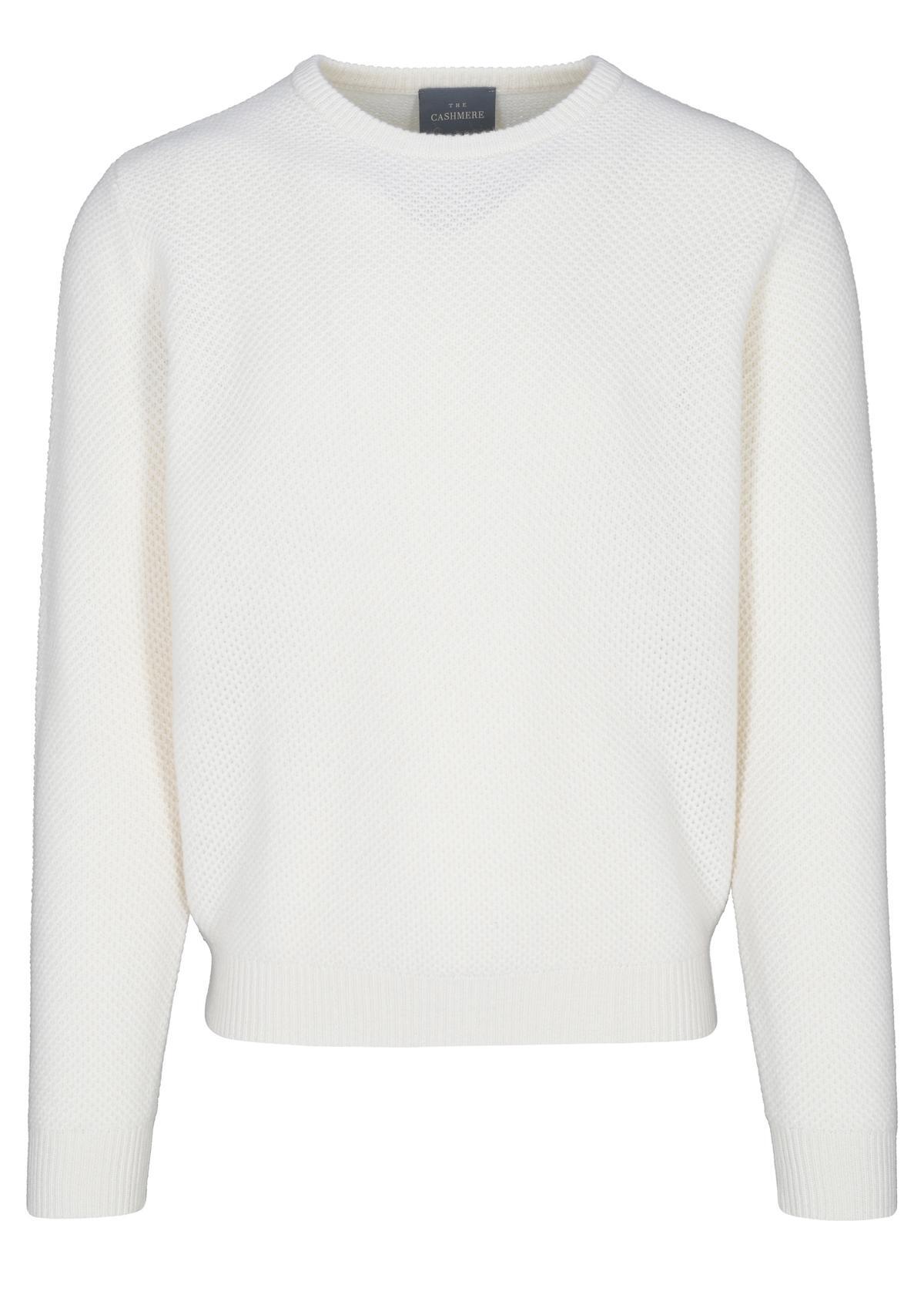 COMMANDER Finest Clothing - Rdh.-Pullover , uni snow white - Gr. - XXL von COMMANDER Finest Clothing