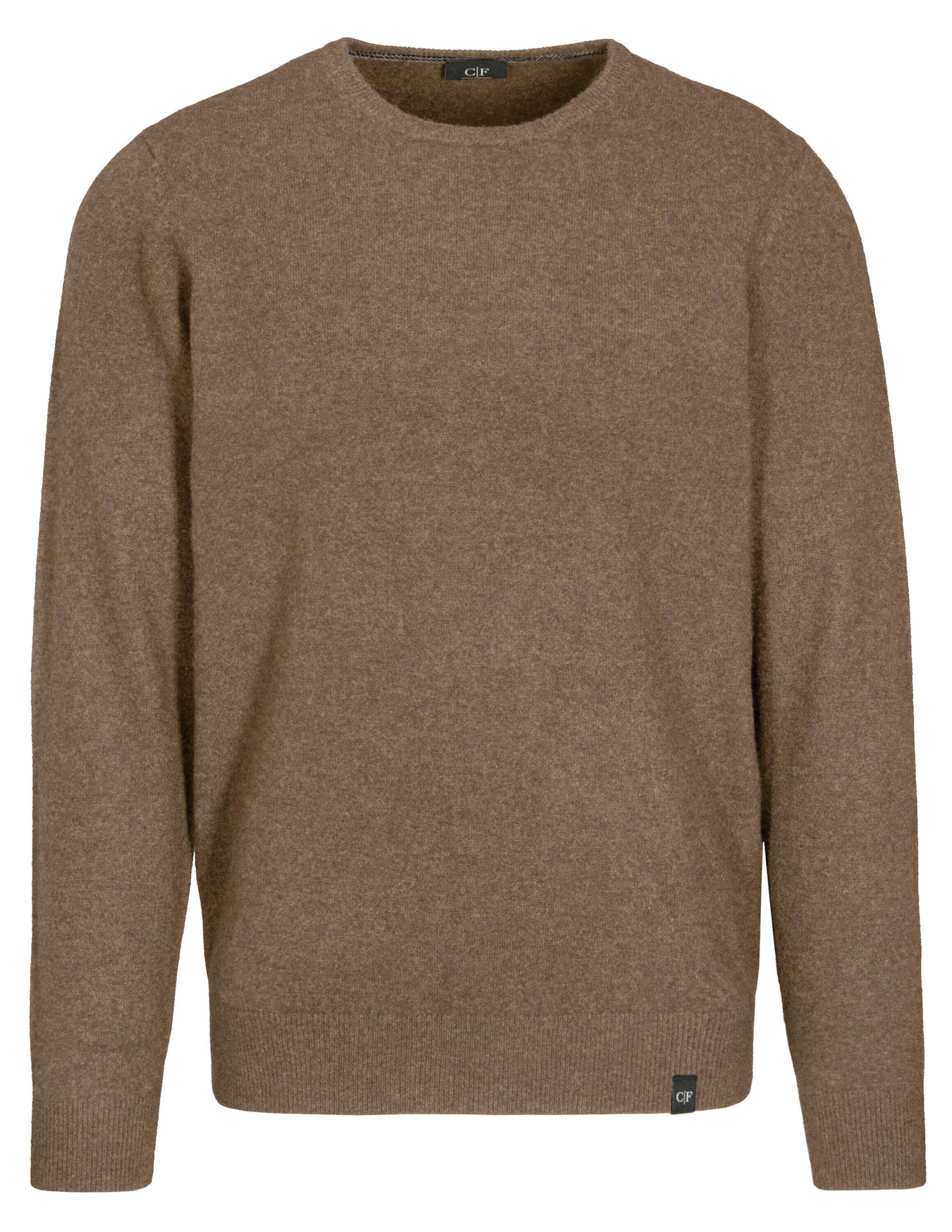 COMMANDER Finest Clothing - Rdh.-Pullover 1/1 Arm, uni taupe mel. - Gr. - XXL von COMMANDER Finest Clothing