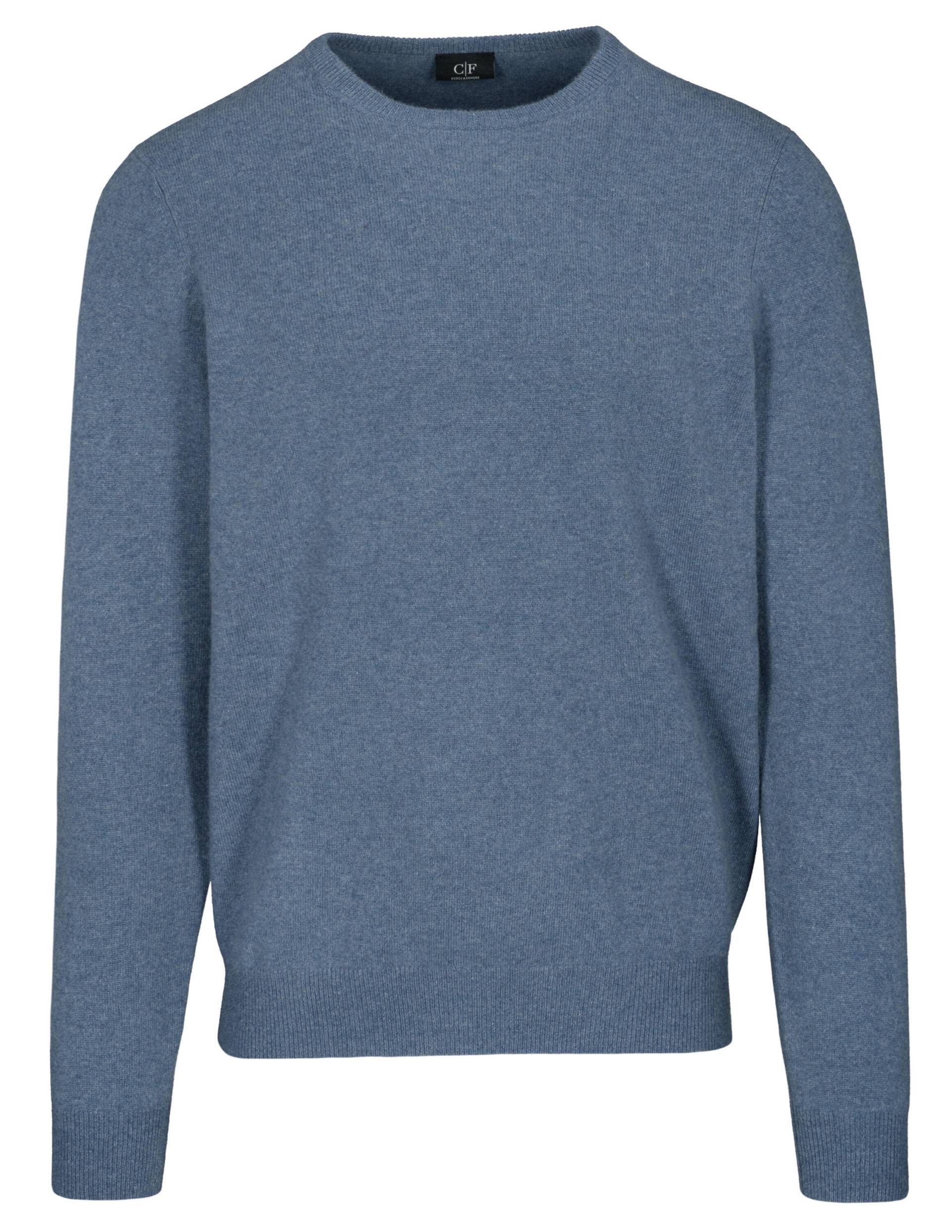 COMMANDER Finest Clothing - Rdh.-Pullover Basic, uni dark denim - Gr. - XL von COMMANDER Finest Clothing