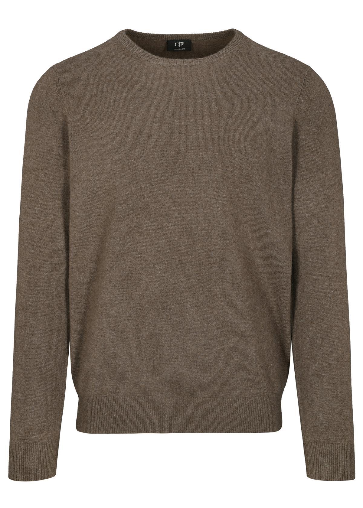 COMMANDER Finest Clothing - Rdh.-Pullover Basic, uni nougat mel. - Gr. - XXL von COMMANDER Finest Clothing