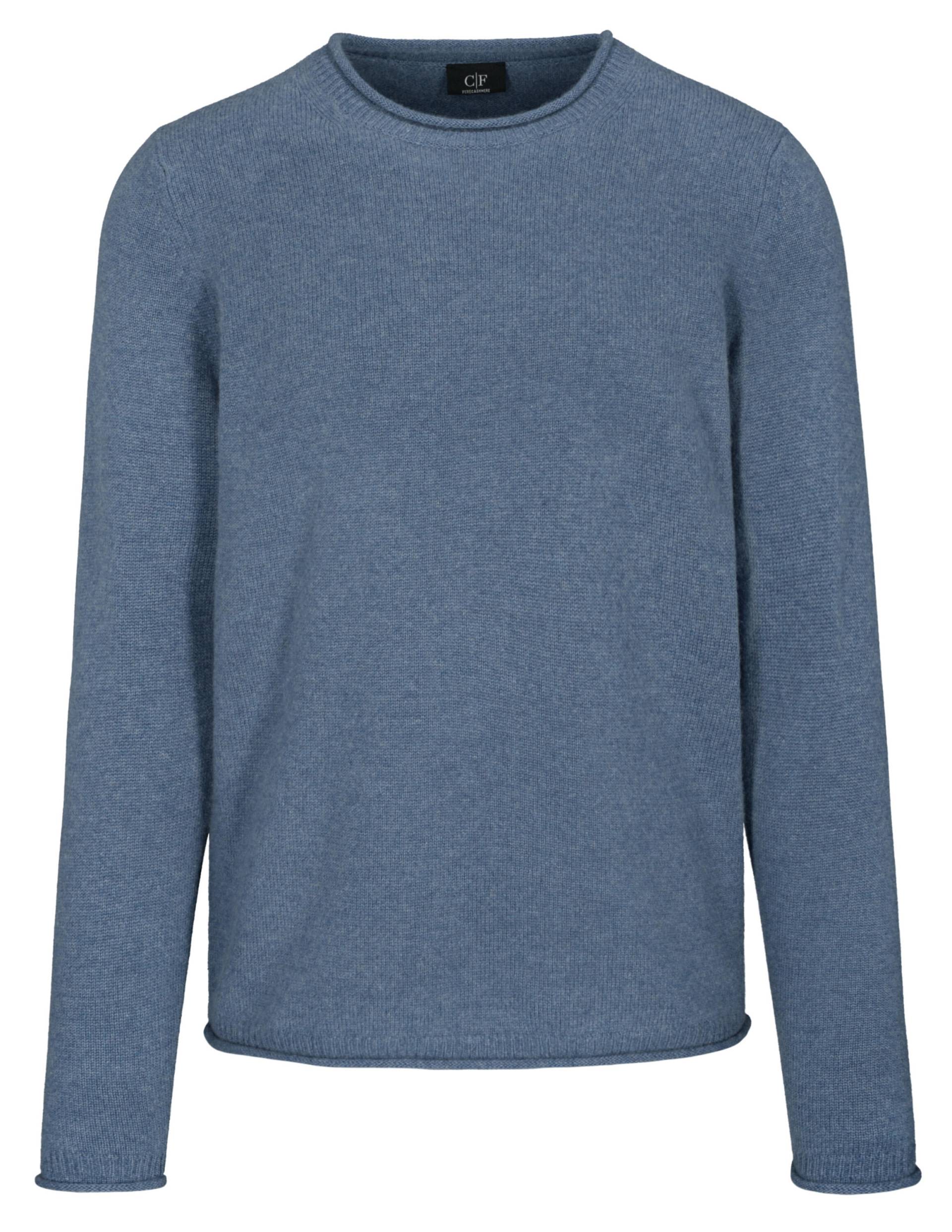 COMMANDER Finest Clothing - Rdh.-Pullover Rollkante Basic dark denim - Gr. - 3XL von COMMANDER Finest Clothing