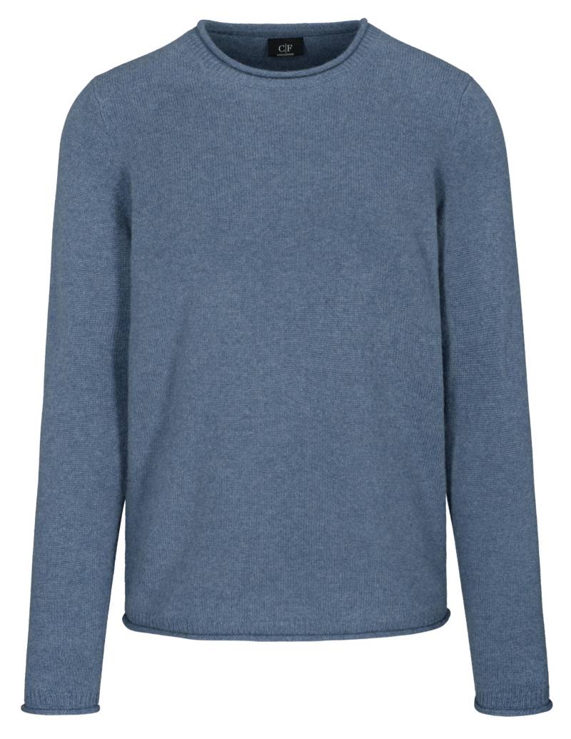 COMMANDER Finest Clothing - Rdh.-Pullover Rollkante Basic dark denim - Gr. - XL von COMMANDER Finest Clothing