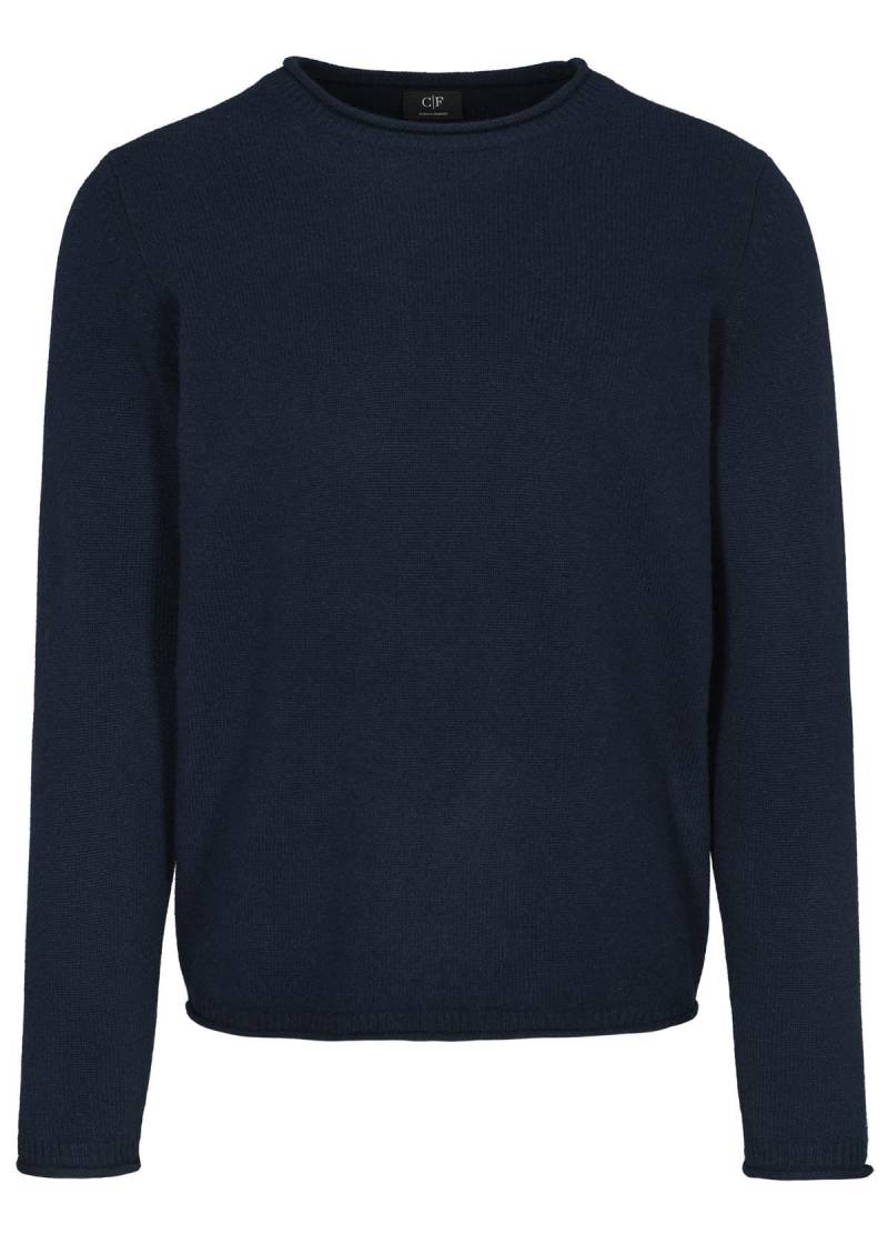 COMMANDER Finest Clothing - Rdh.-Pullover Rollkante Basic dark navy - Gr. - XXL von COMMANDER Finest Clothing