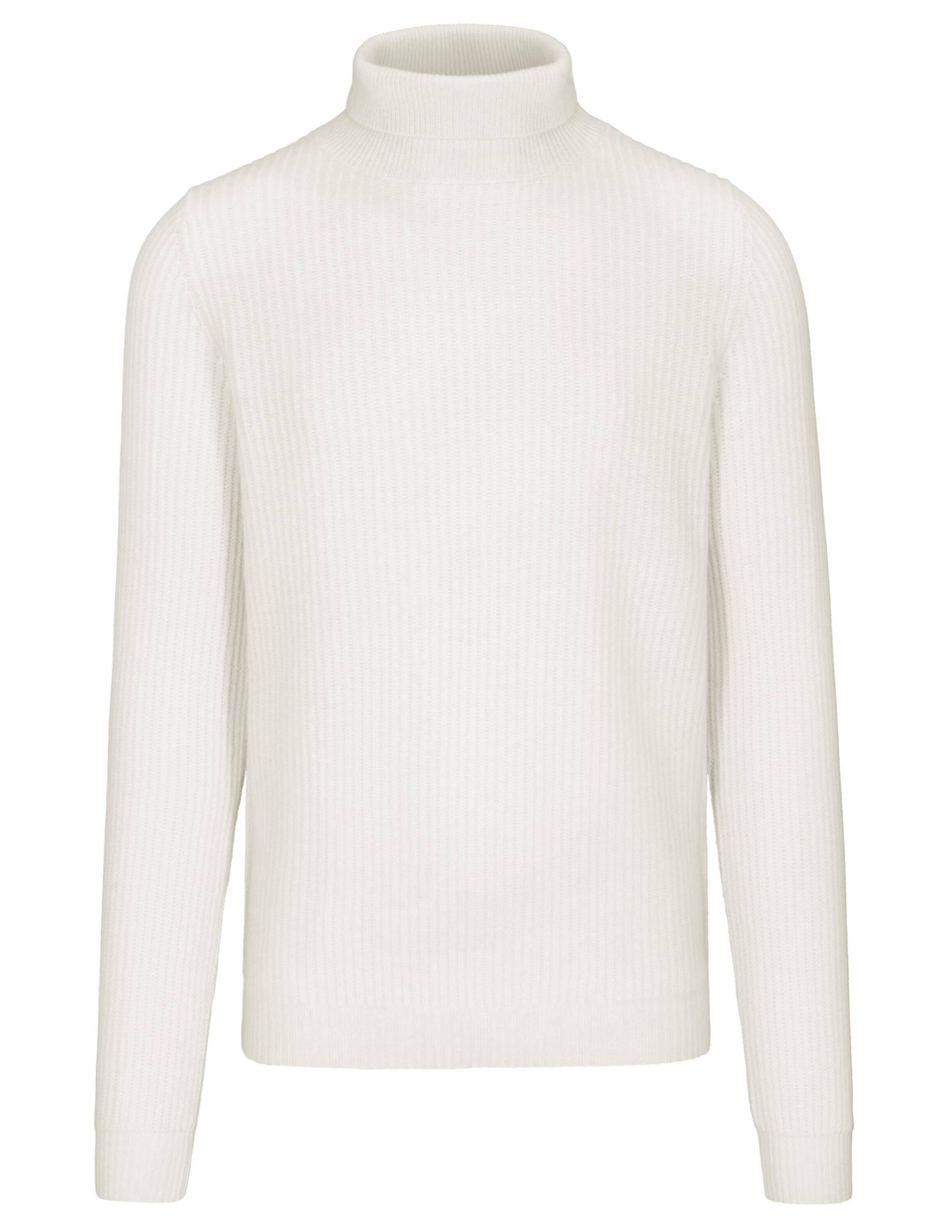 COMMANDER Finest Clothing - Rollkragen Pullover, 1/1 Arm snow white - Gr. - L von COMMANDER Finest Clothing