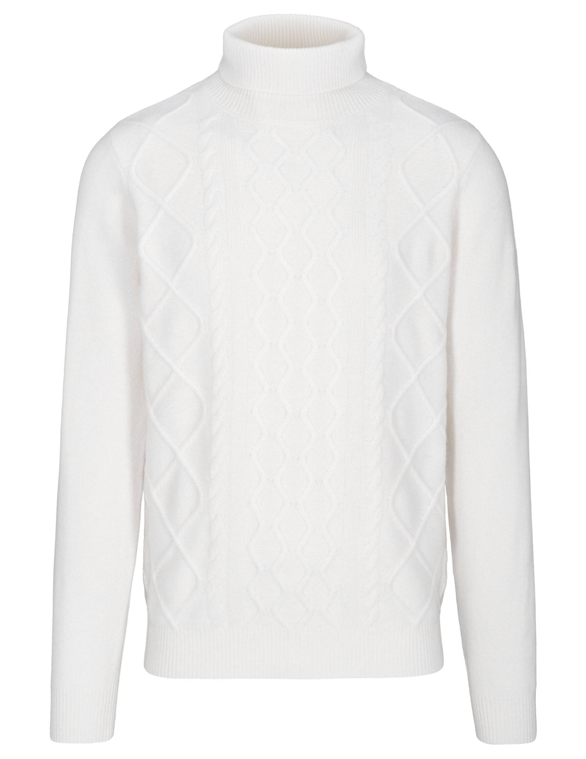 COMMANDER Finest Clothing - Rollkragen Pullover, 1/1 Arm snow white - Gr. - XL von COMMANDER Finest Clothing