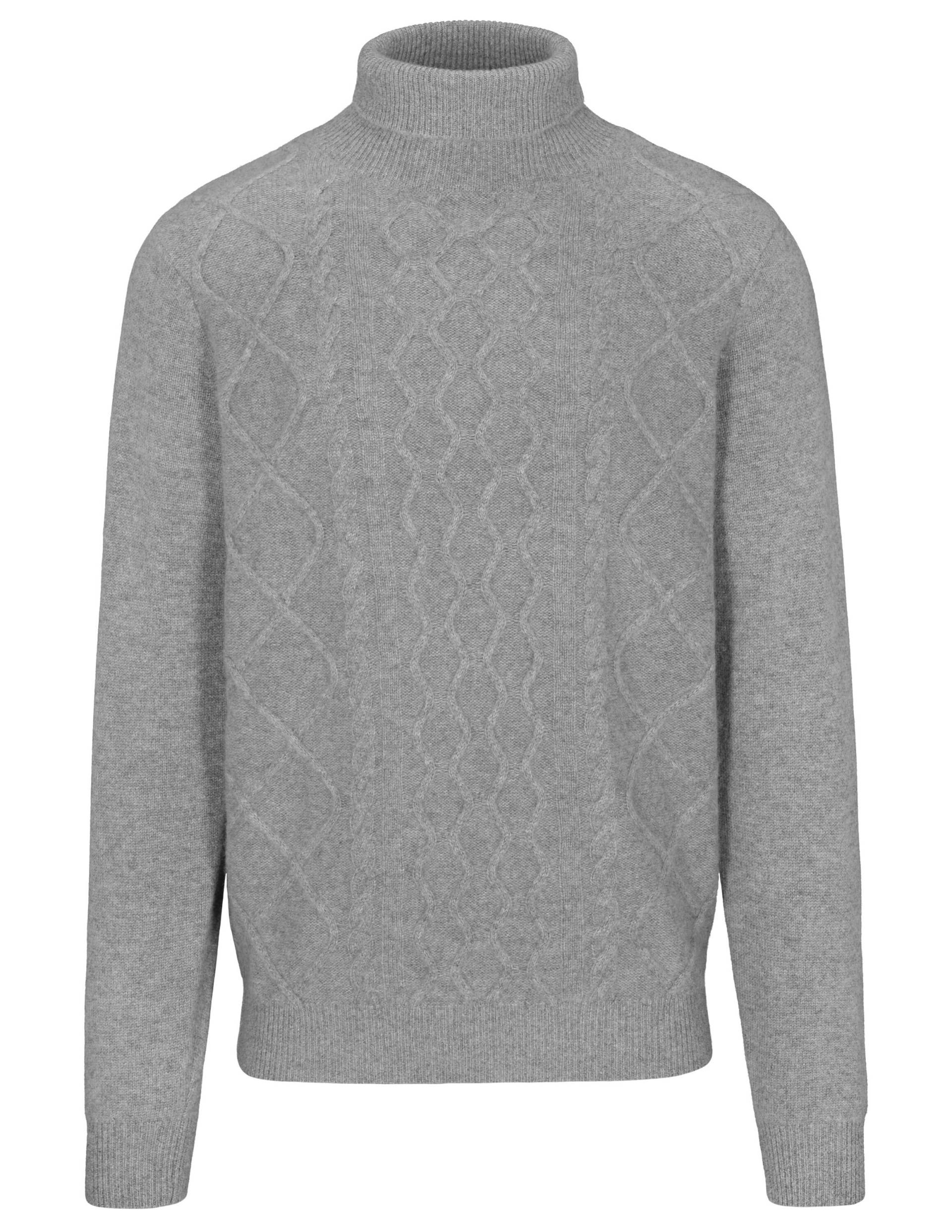 COMMANDER Finest Clothing - Rollkragen Pullover, 1/1 Arm tech grey - Gr. - M von COMMANDER Finest Clothing