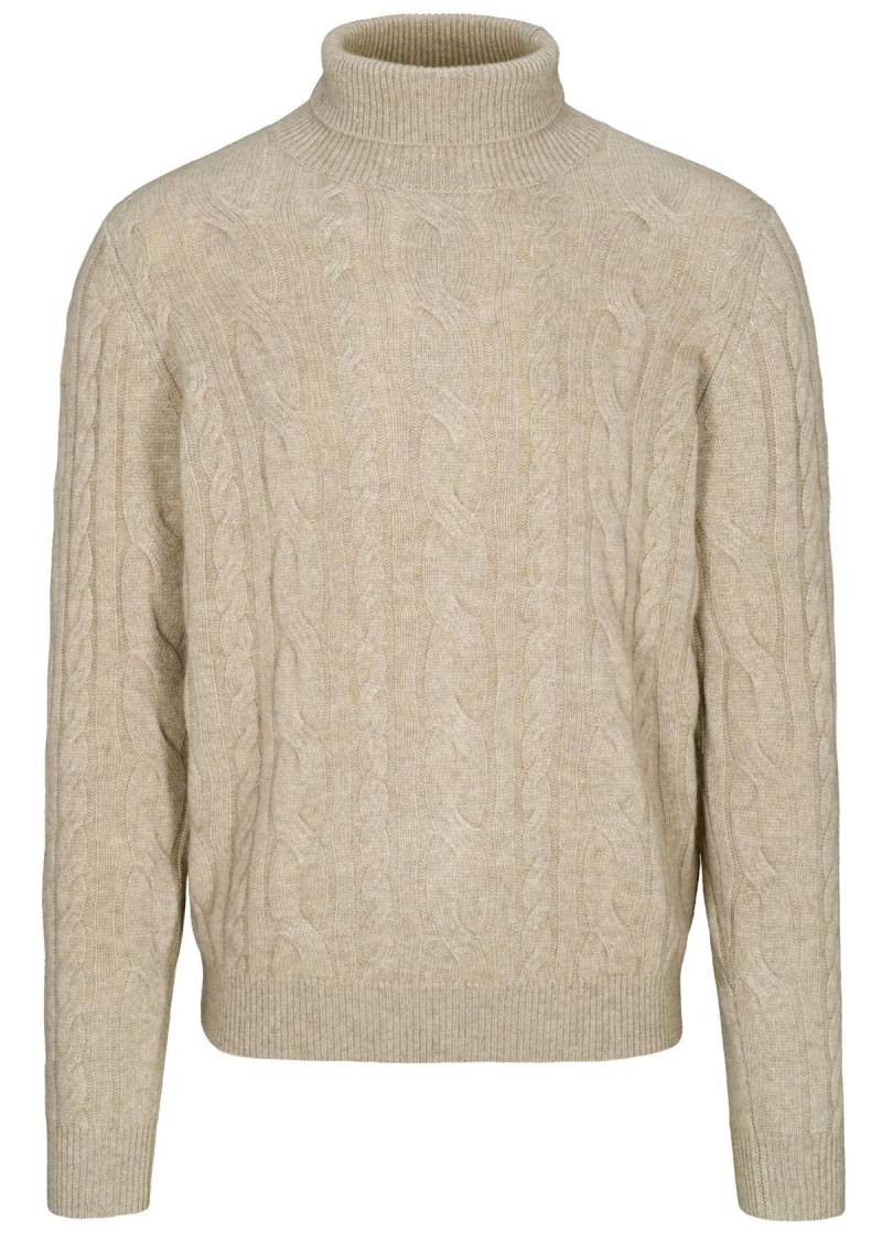 COMMANDER Finest Clothing - Rollkragen Pullover, uni irish cream mel. - Gr. - XL von COMMANDER Finest Clothing