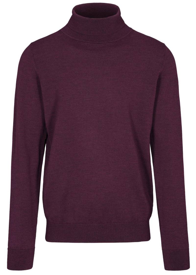 COMMANDER Finest Clothing - Rollkragen Pullover, uni plum mel. - Gr. - 3XL von COMMANDER Finest Clothing