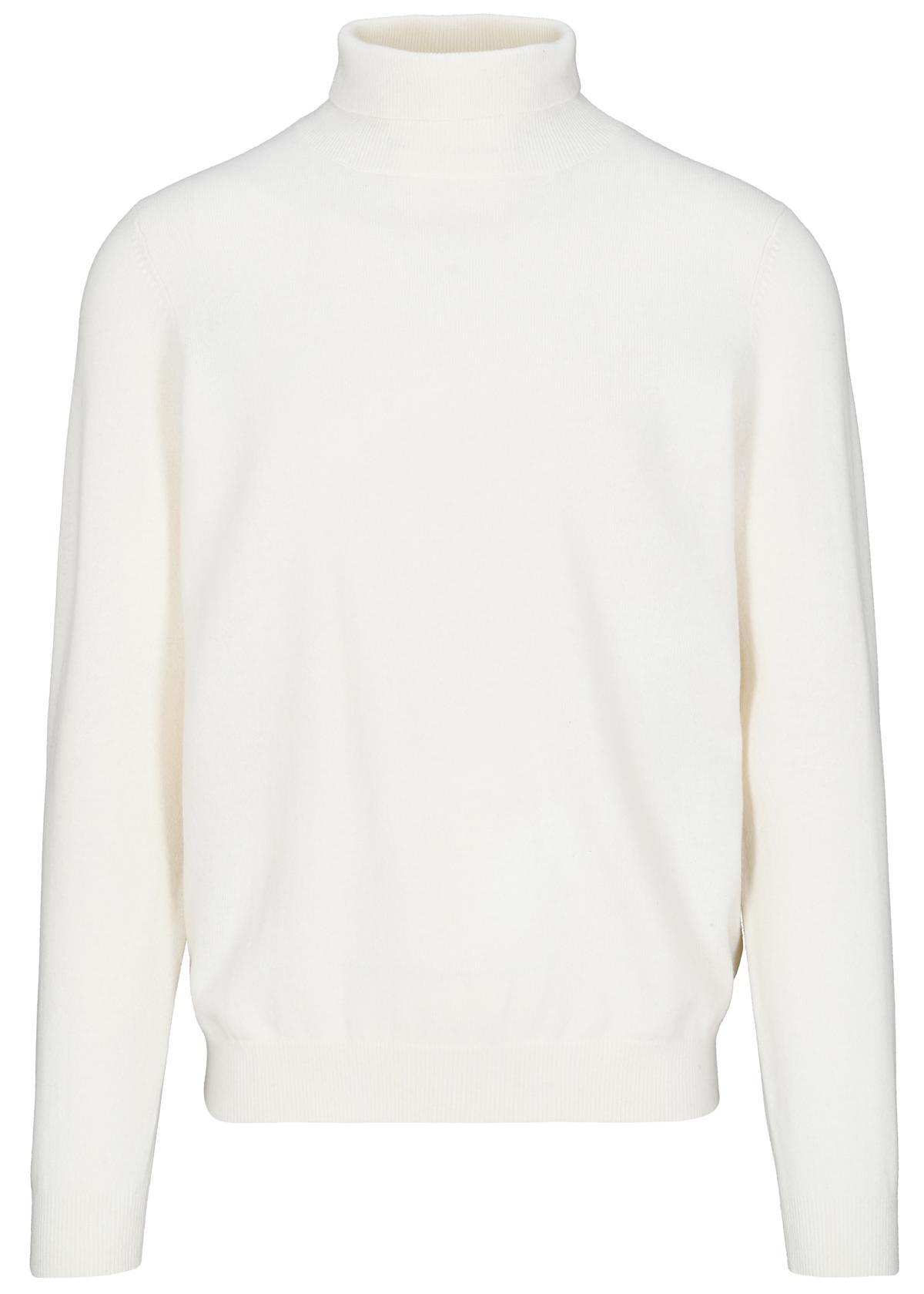 COMMANDER Finest Clothing - Rollkragen Pullover, uni snow white - Gr. - XL von COMMANDER Finest Clothing