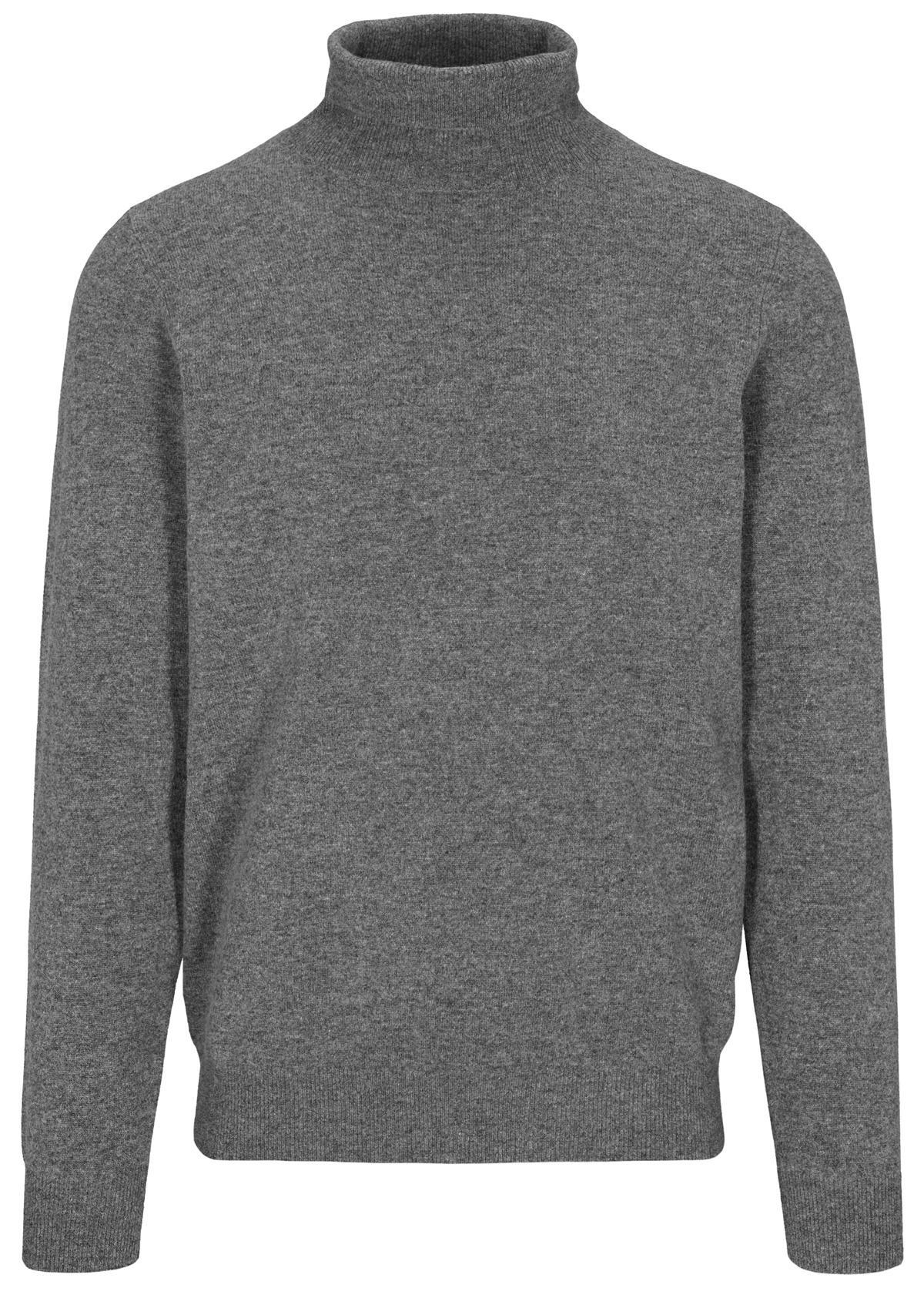 COMMANDER Finest Clothing - Rollkragen Pullover, uni tech grey mel. - Gr. - L von COMMANDER Finest Clothing