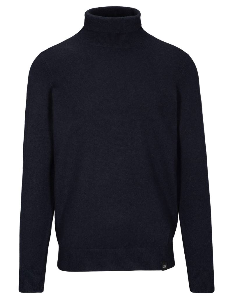 COMMANDER Finest Clothing - Rollkragen Pullover 1/1Arm,uni dark navy - Gr. - L von COMMANDER Finest Clothing