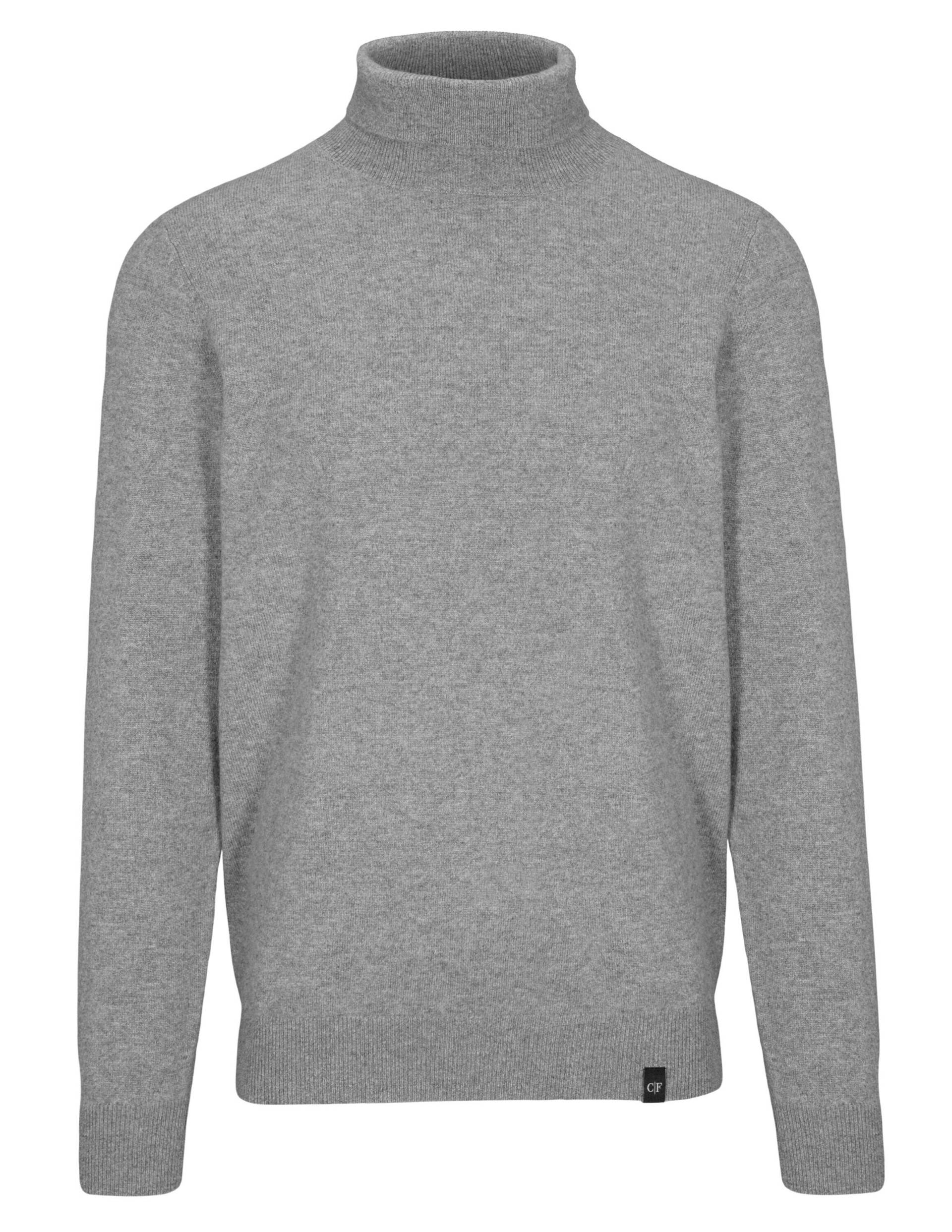COMMANDER Finest Clothing - Rollkragen Pullover 1/1Arm,uni tech grey - Gr. - L von COMMANDER Finest Clothing