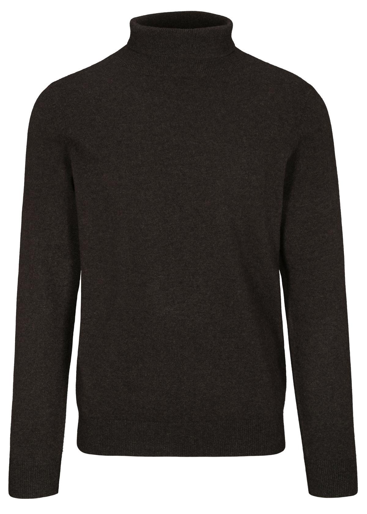 COMMANDER Finest Clothing - Rollkragen Pullover Basic,uni chocolate mel. - Gr. - 3XL von COMMANDER Finest Clothing