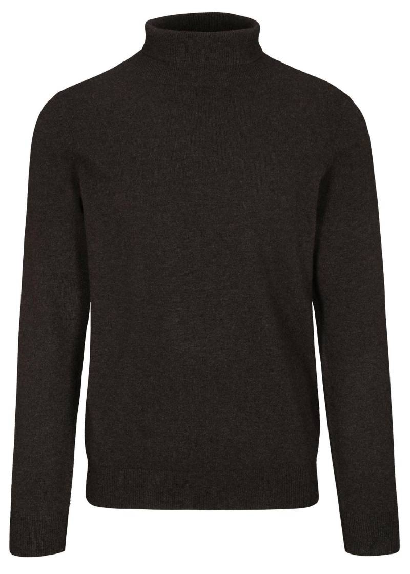 COMMANDER Finest Clothing - Rollkragen Pullover Basic,uni chocolate mel. - Gr. - L von COMMANDER Finest Clothing