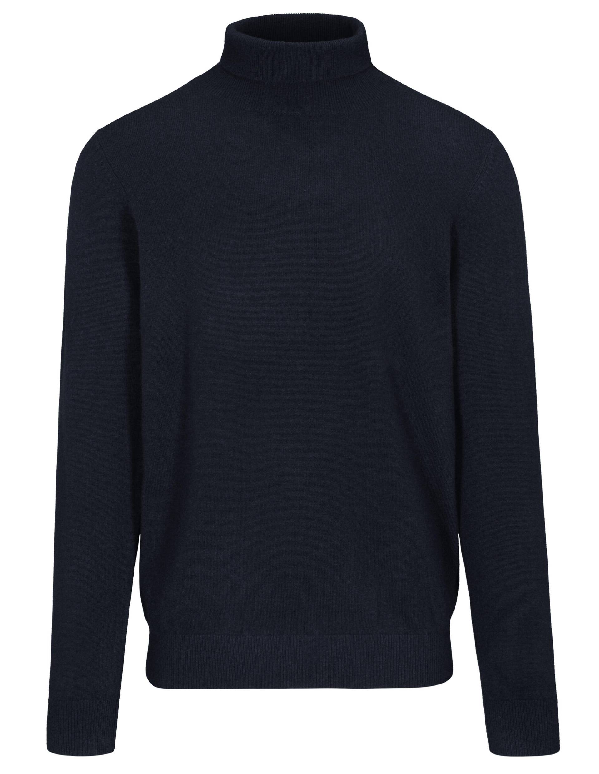 COMMANDER Finest Clothing - Rollkragen Pullover Basic,uni dark navy - Gr. - L von COMMANDER Finest Clothing