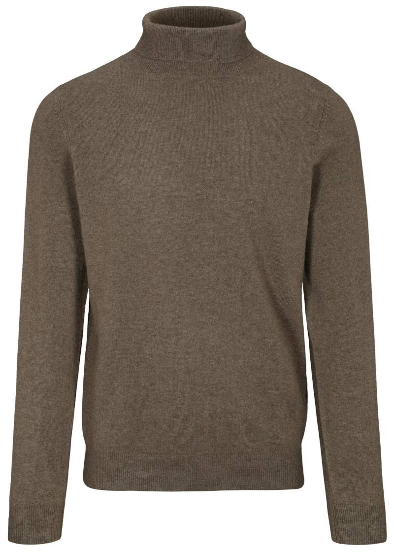 COMMANDER Finest Clothing - Rollkragen Pullover Basic,uni nougat mel. - Gr. - XXL von COMMANDER Finest Clothing