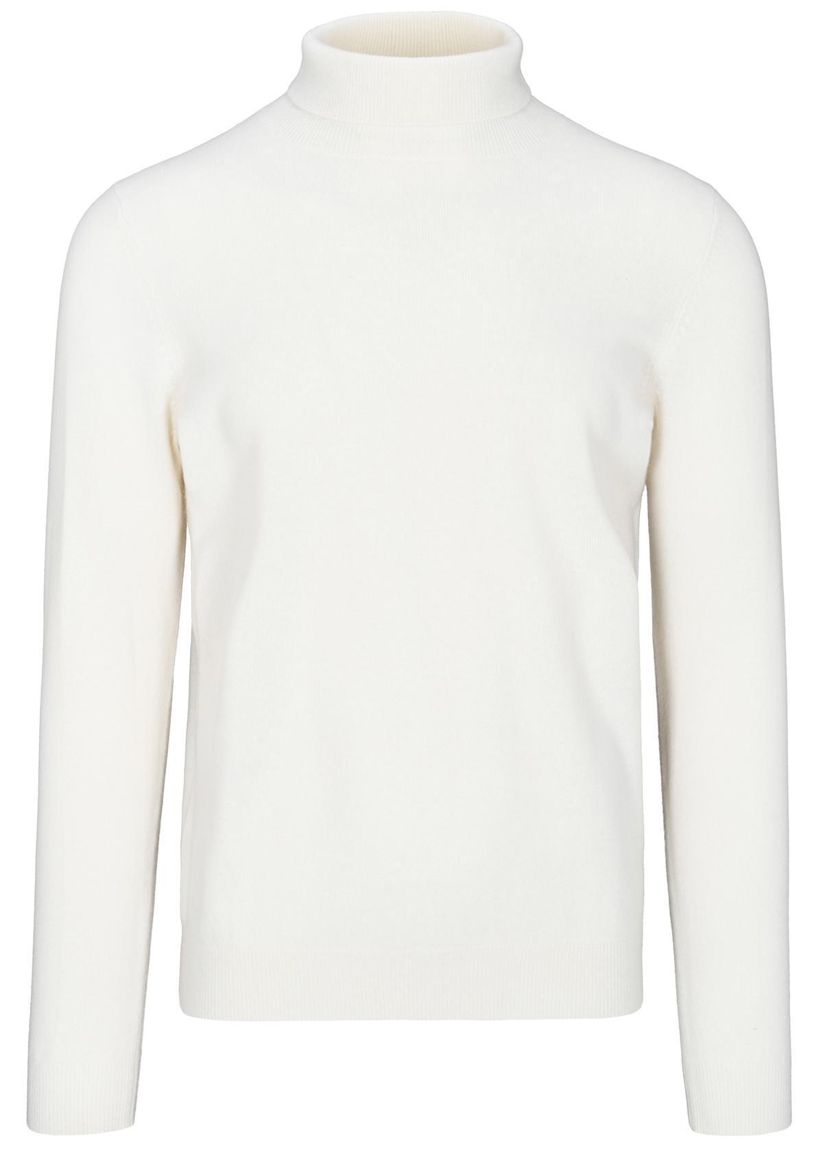 COMMANDER Finest Clothing - Rollkragen Pullover Basic,uni snow white - Gr. - M von COMMANDER Finest Clothing