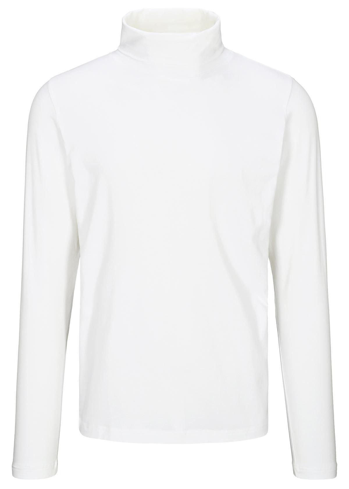 COMMANDER Finest Clothing - Rollkragen-Shirt, 1/1 Arm clean white - Gr. - L von COMMANDER Finest Clothing