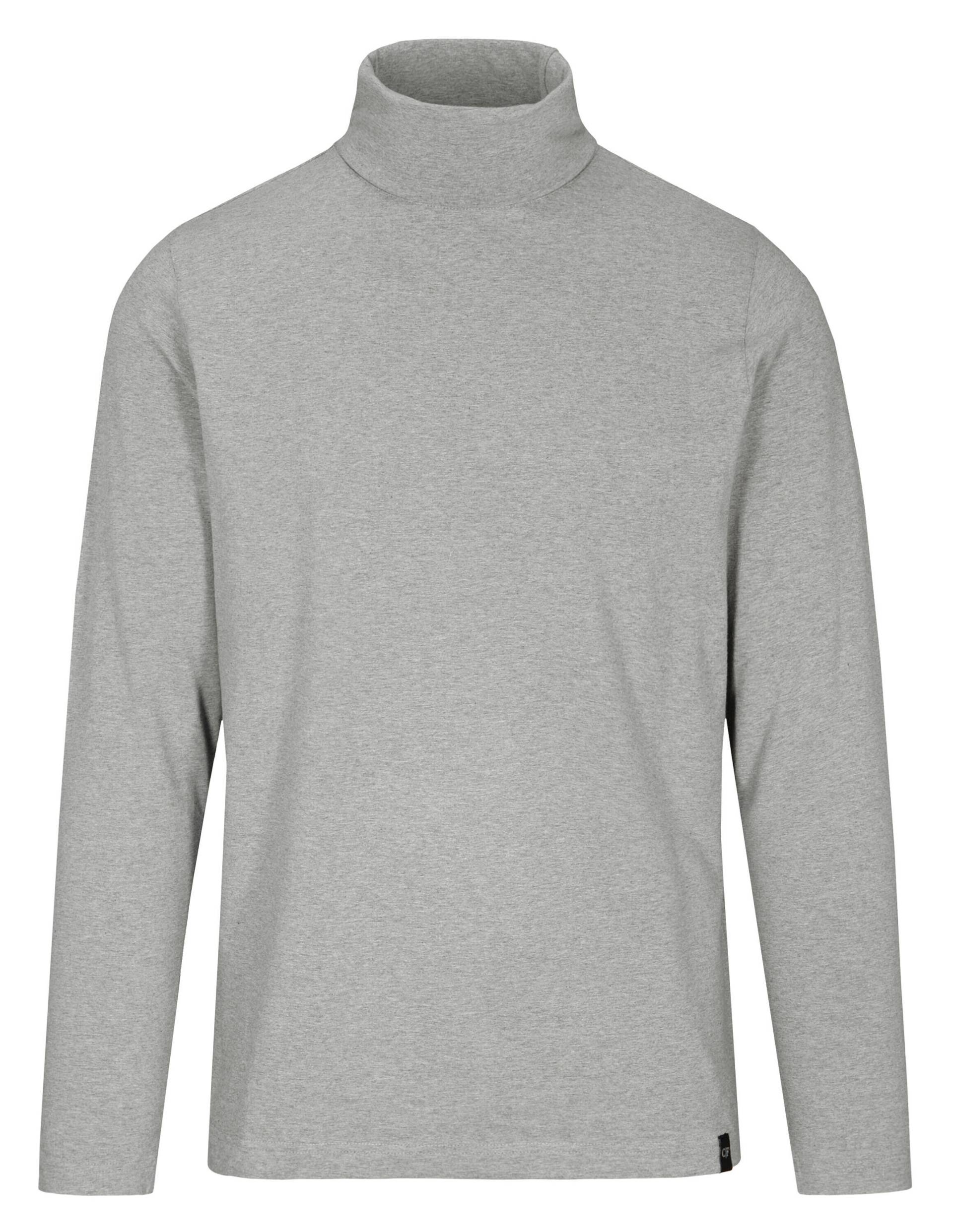 COMMANDER Finest Clothing - Rollkragenshirt 1/1 Arm, uni tech grey mel. - Gr. - XL von COMMANDER Finest Clothing