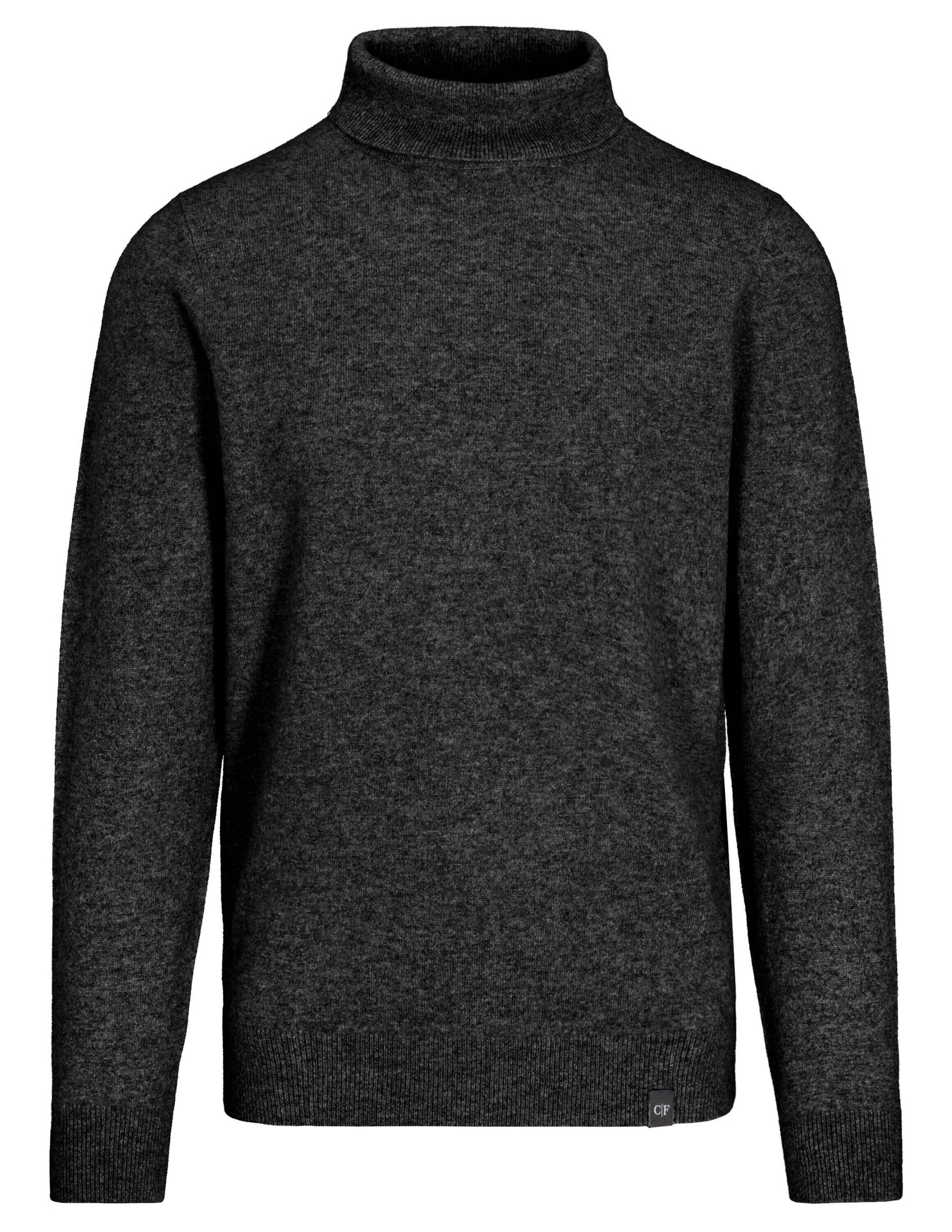 COMMANDER Finest Clothing - Rollneck-Pullover 1/1 Arm,uni anthrazit mel. - Gr. - XL von COMMANDER Finest Clothing