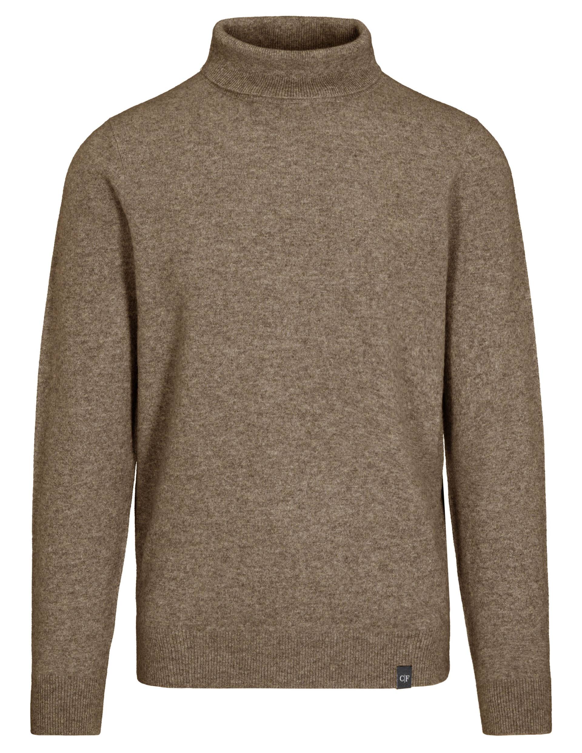 COMMANDER Finest Clothing - Rollneck-Pullover 1/1 Arm,uni taupe mel. - Gr. - 3XL von COMMANDER Finest Clothing