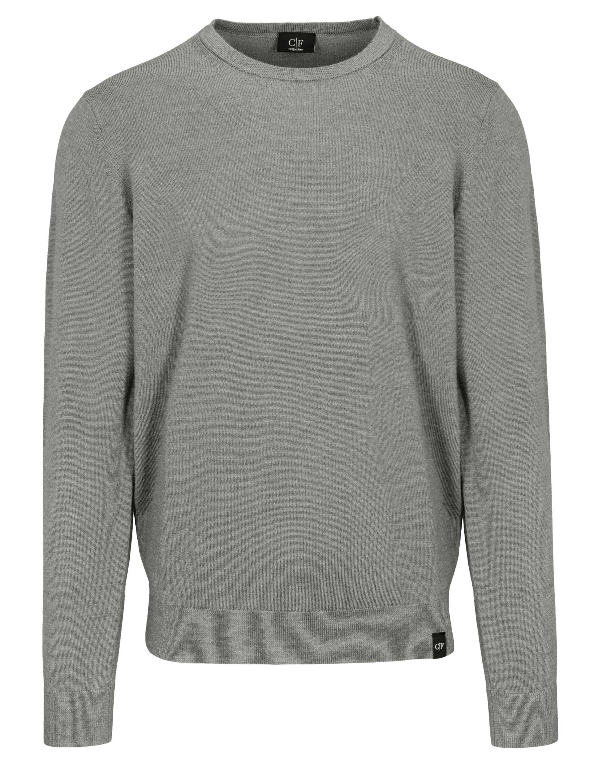 COMMANDER Finest Clothing - Roundneck Pullover, uni tech grey - Gr. - XL von COMMANDER Finest Clothing