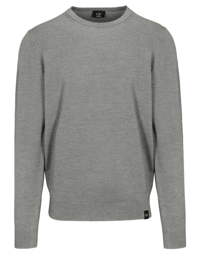 COMMANDER Finest Clothing - Roundneck Pullover, uni tech grey - Gr. - XXL von COMMANDER Finest Clothing