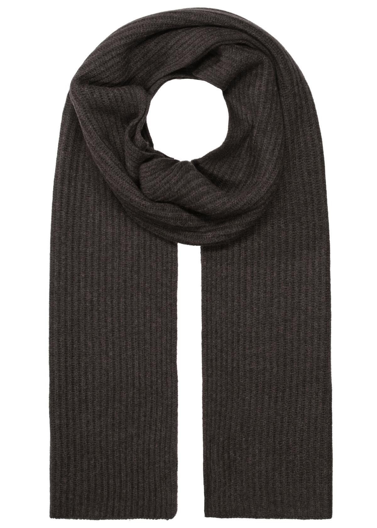 COMMANDER Finest Clothing - Schal, Ribstruktur chocolate mel. von COMMANDER Finest Clothing