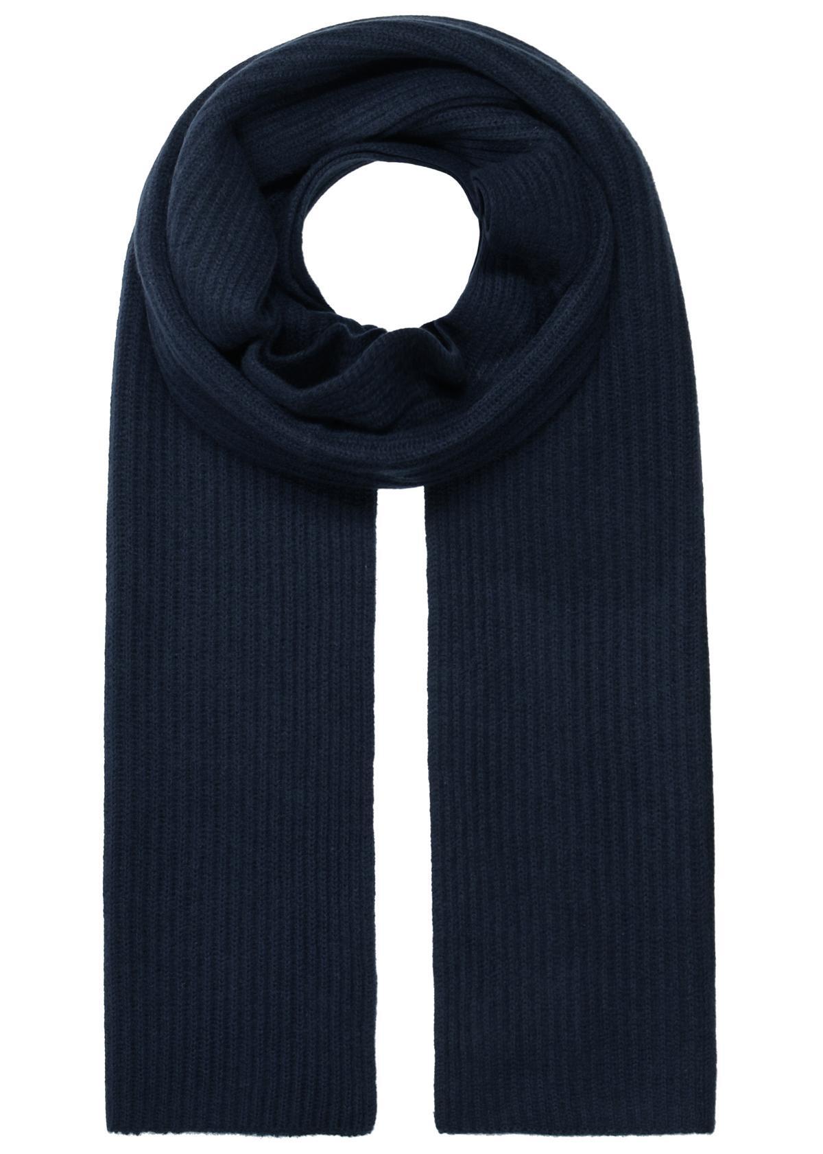 COMMANDER Finest Clothing - Schal, Ribstruktur dark navy von COMMANDER Finest Clothing