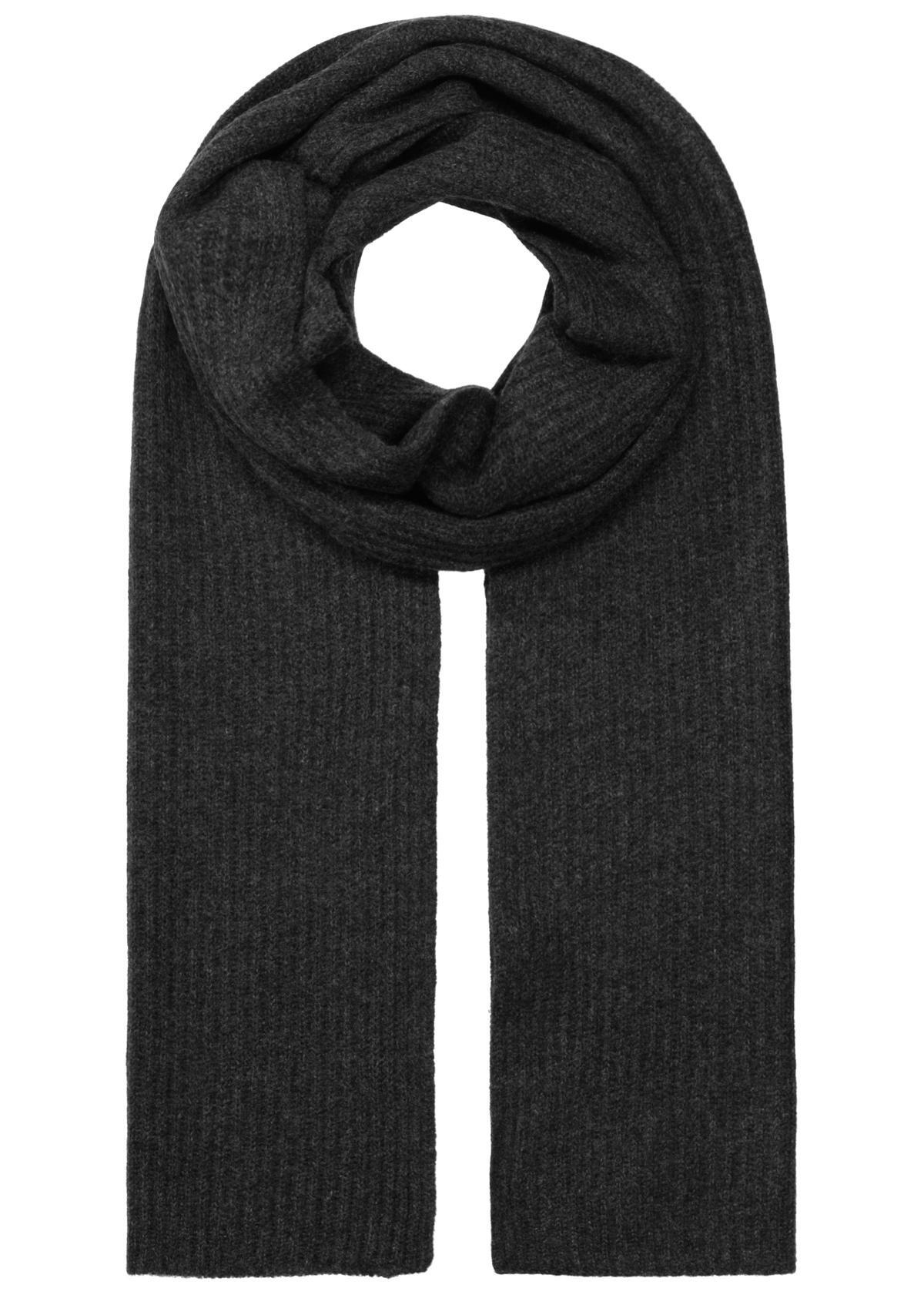 COMMANDER Finest Clothing - Schal, Ribstruktur winter grey mel. von COMMANDER Finest Clothing