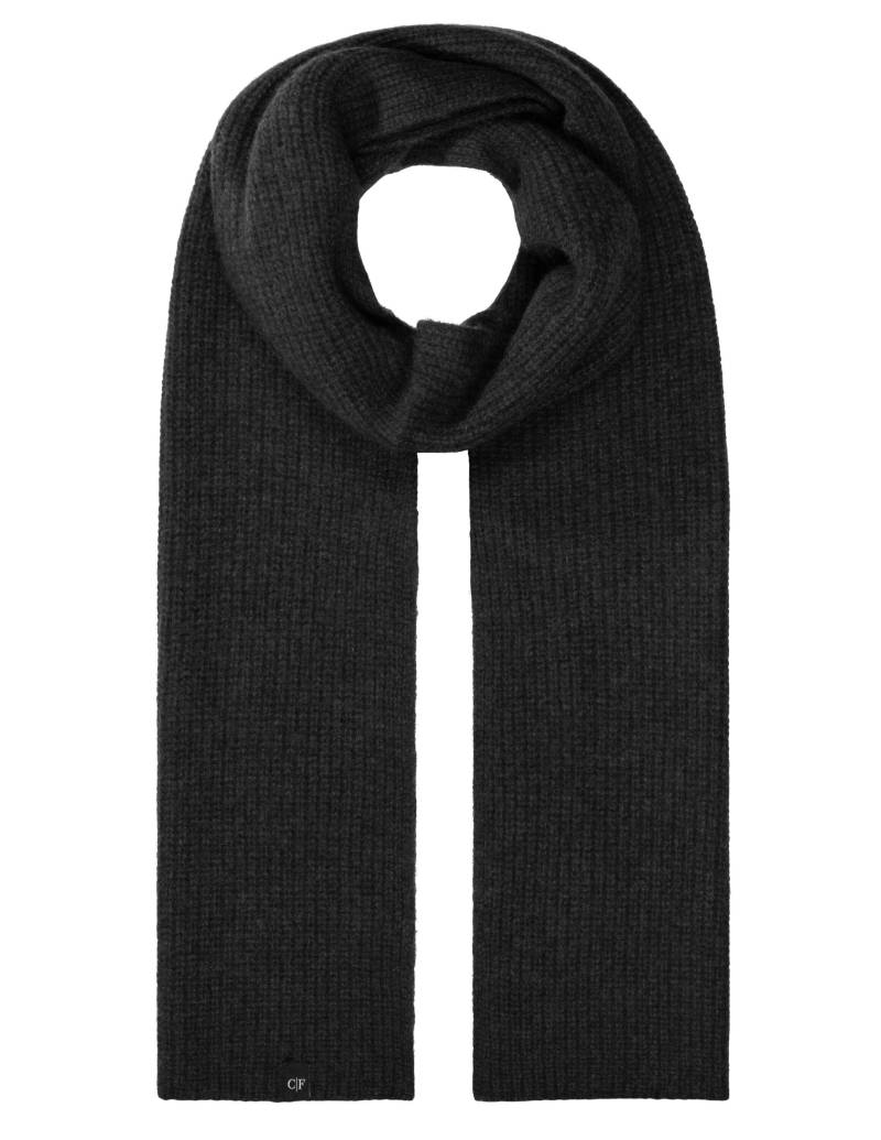 COMMANDER Finest Clothing - Schal,Ribstruktur , uni anthrazit mel. von COMMANDER Finest Clothing