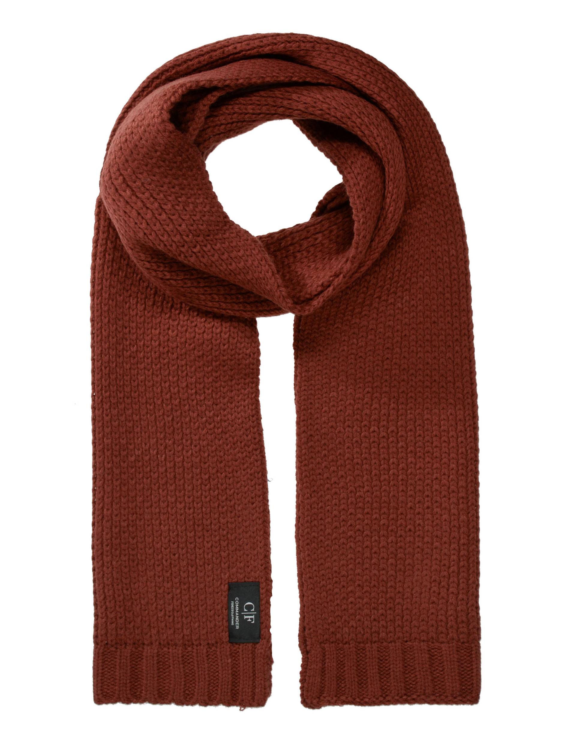 COMMANDER Finest Clothing - Schal 30/180 burnt red von COMMANDER Finest Clothing