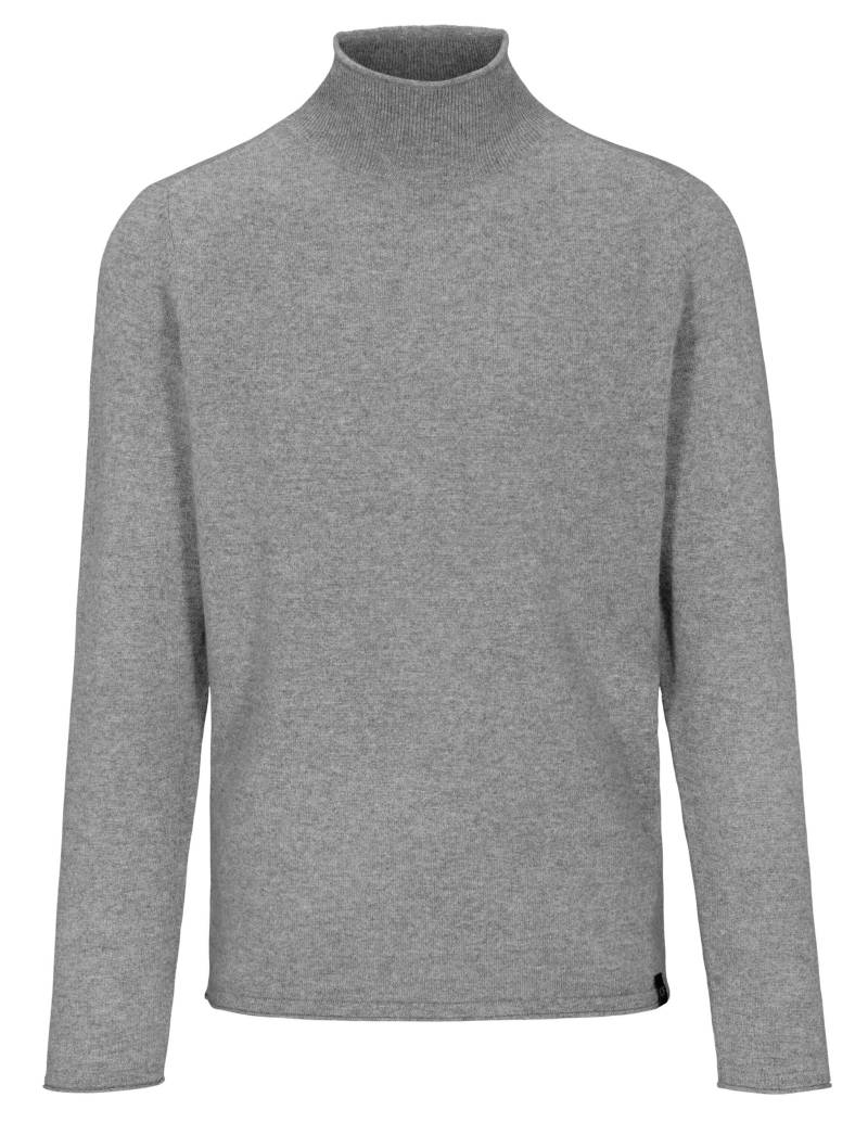 COMMANDER Finest Clothing - Stehbund Pullover Rollkante tech grey mel. - Gr. - XL von COMMANDER Finest Clothing