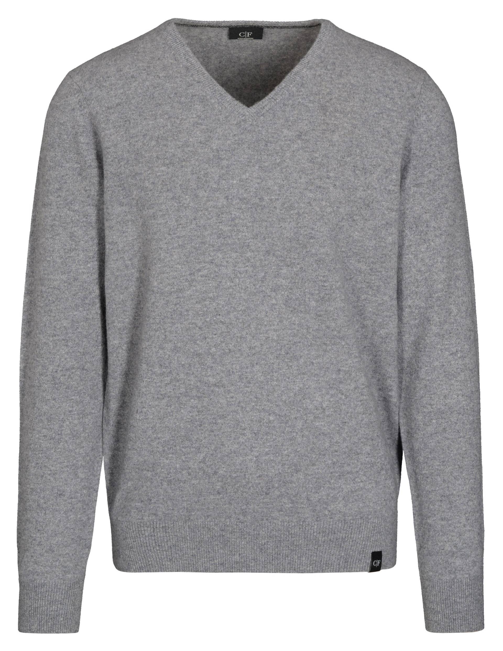 COMMANDER Finest Clothing - V-Pullover 1/1 Arm, uni tech grey mel. - Gr. - XXL von COMMANDER Finest Clothing