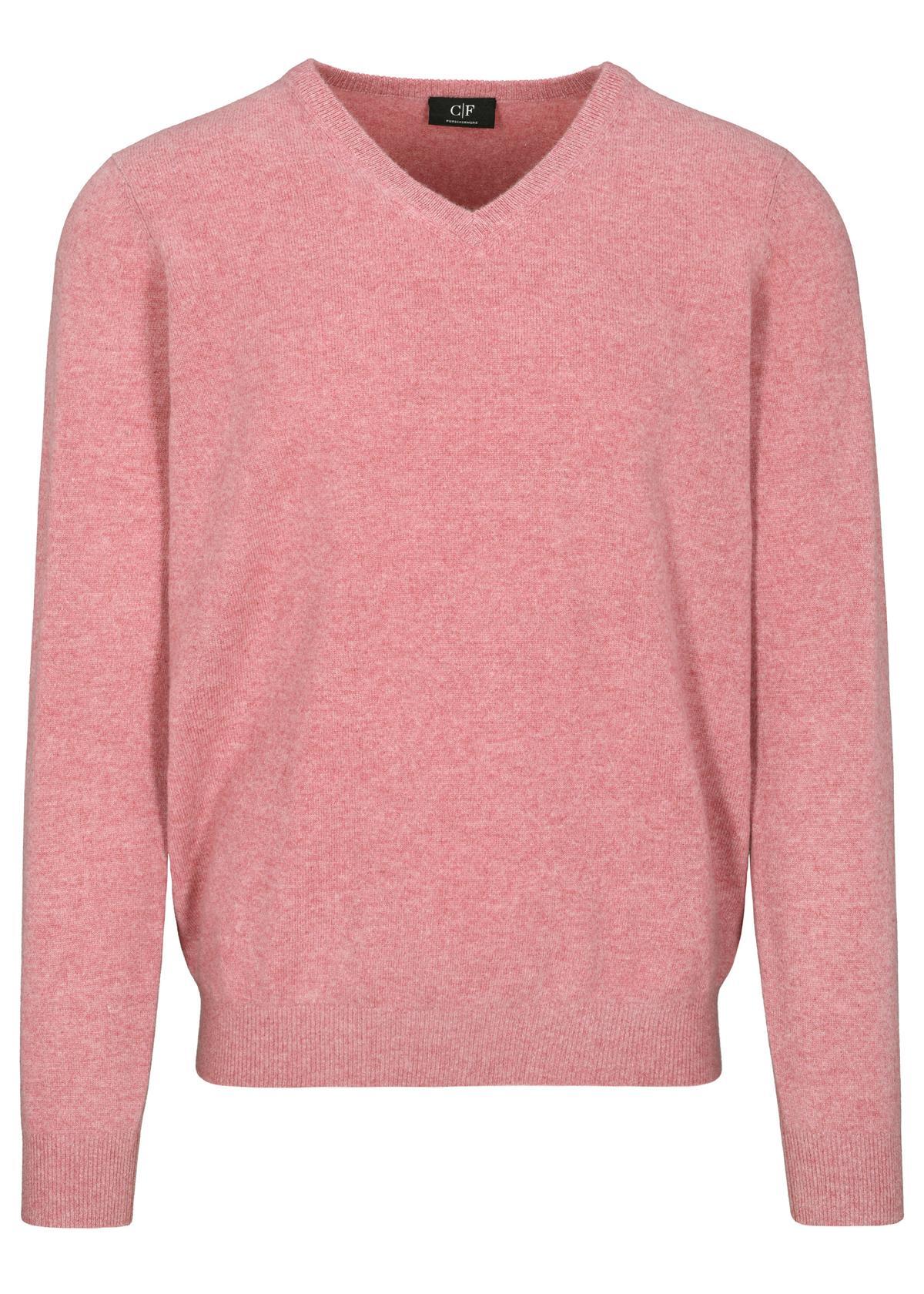 COMMANDER Finest Clothing - V-Pullover Basic, uni berry mel. - Gr. - XXL von COMMANDER Finest Clothing