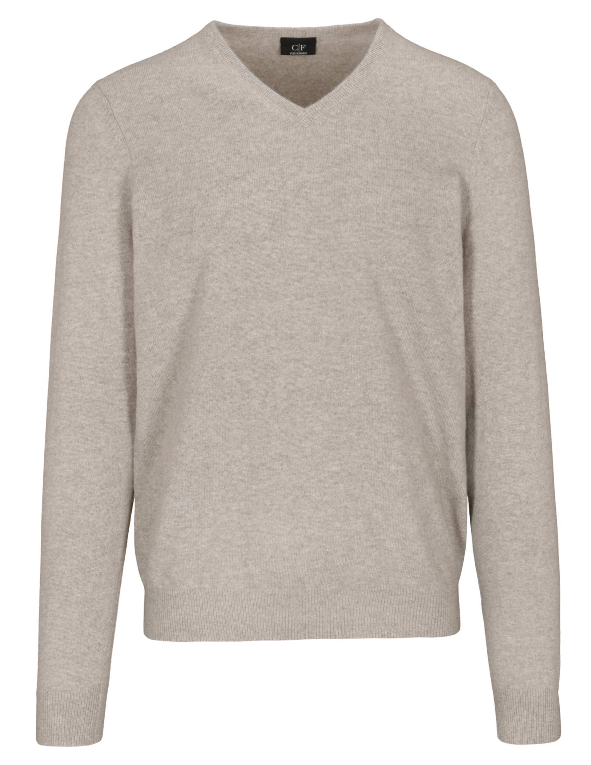 COMMANDER Finest Clothing - V-Pullover Basic, uni irish cream - Gr. - M von COMMANDER Finest Clothing