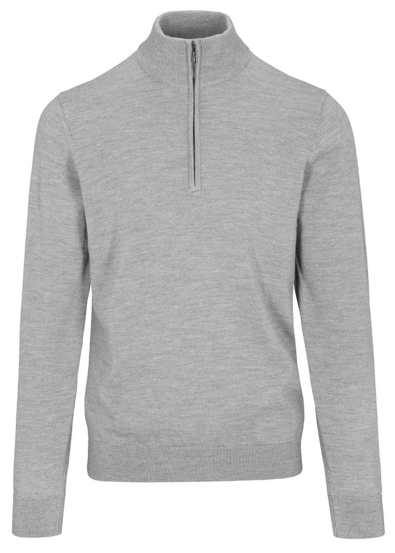 COMMANDER Finest Clothing - Zip Troyer, uni tech grey mel. - Gr. - M von COMMANDER Finest Clothing