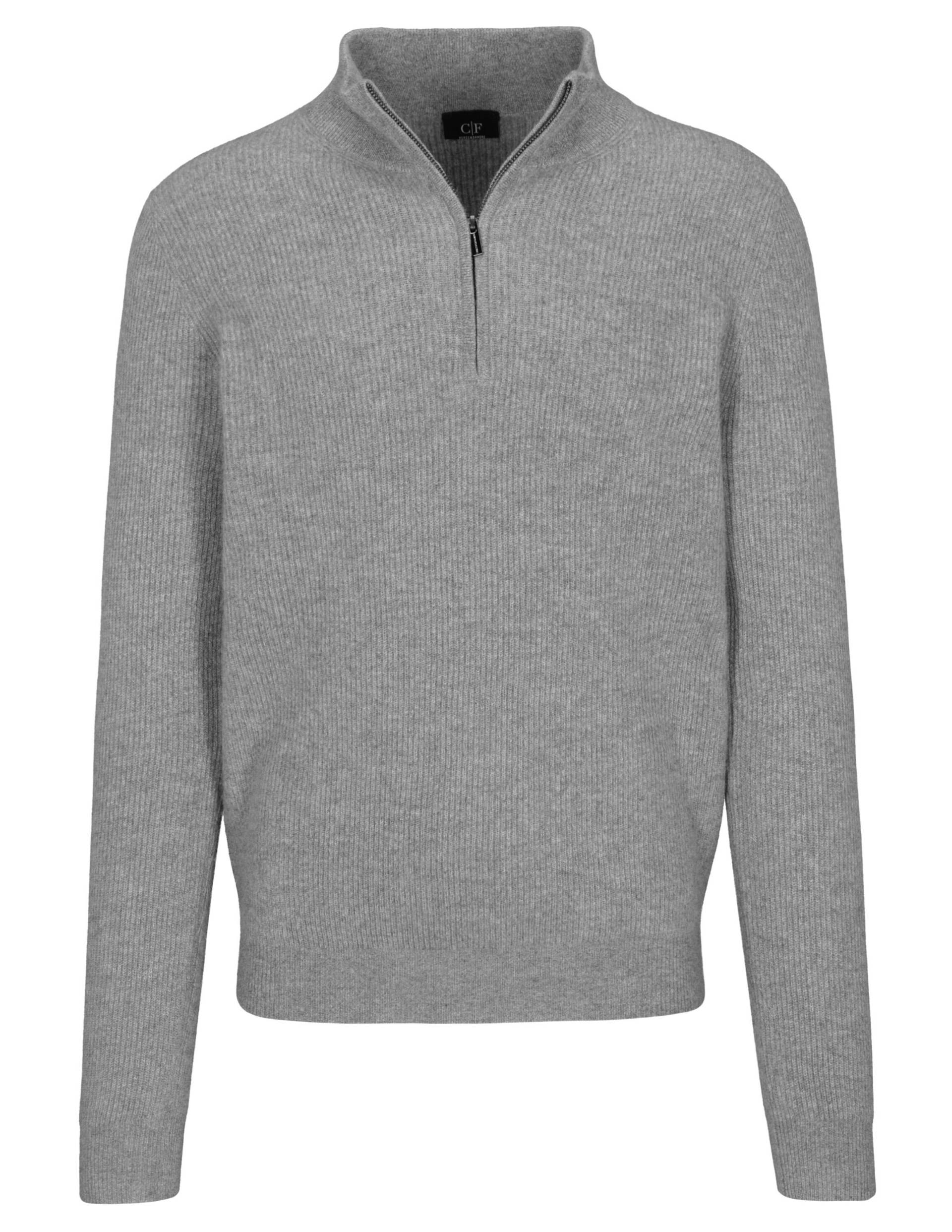 COMMANDER Finest Clothing - Zip Troyer Pullover, 1/1 Arm tech grey - Gr. - XXL von COMMANDER Finest Clothing