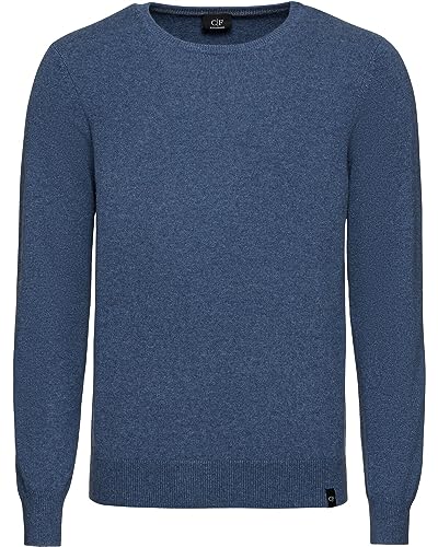 COMMANDER Rundhals-Pullover Blue Horizon Melange 3XL von COMMANDER