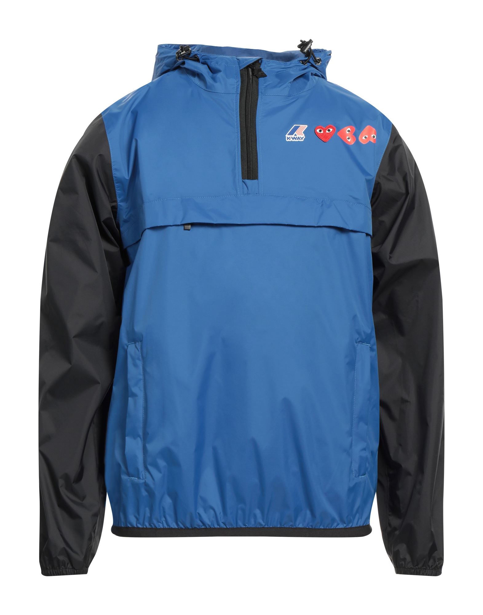 COMME des GARÇONS PLAY x K-WAY Jacke & Anorak Herren Blau von COMME des GARÇONS PLAY x K-WAY