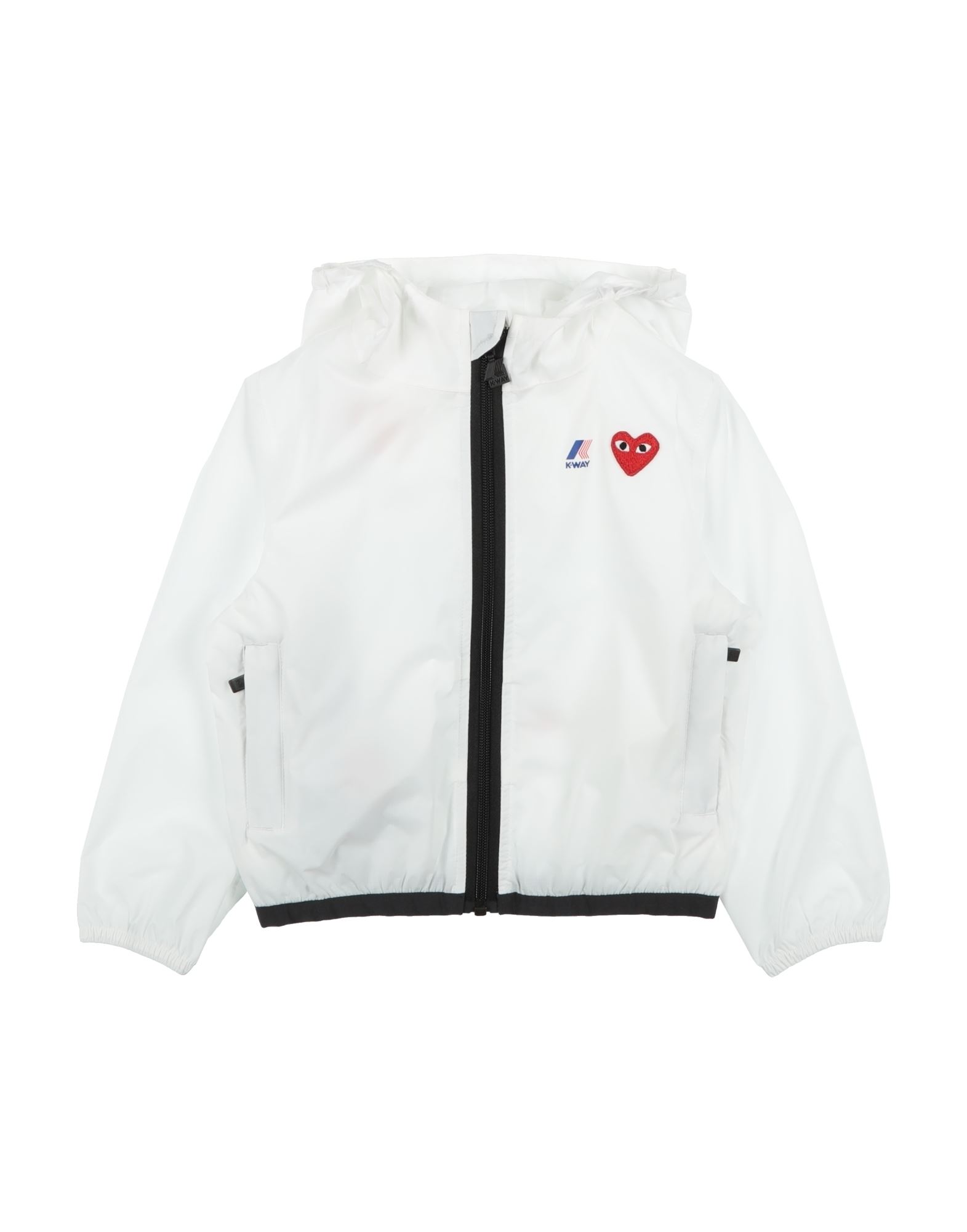 COMME des GARÇONS PLAY x K-WAY Jacke & Anorak Kinder Weiß von COMME des GARÇONS PLAY x K-WAY