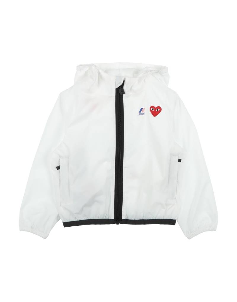 COMME des GARÇONS PLAY x K-WAY Jacke & Anorak Kinder Weiß von COMME des GARÇONS PLAY x K-WAY