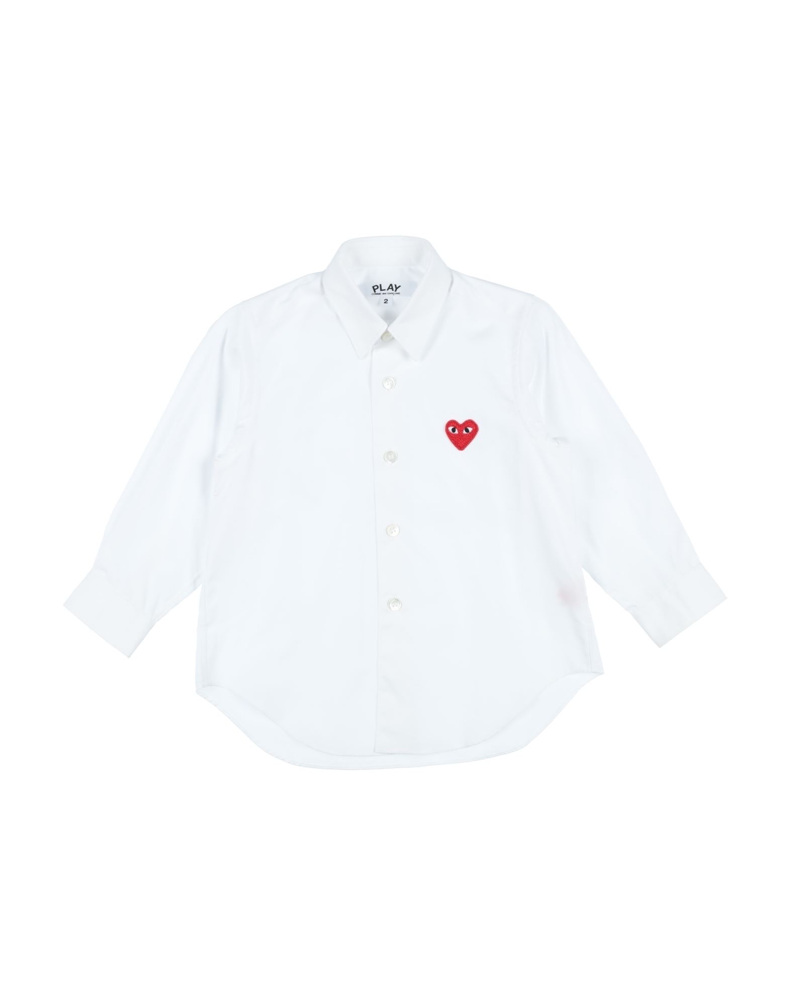 COMME des GARÇONS PLAY Hemd Kinder Weiß COMME des GARÇONS PLAY Hemd Kinder Weiß von COMME des GARÇONS PLAY