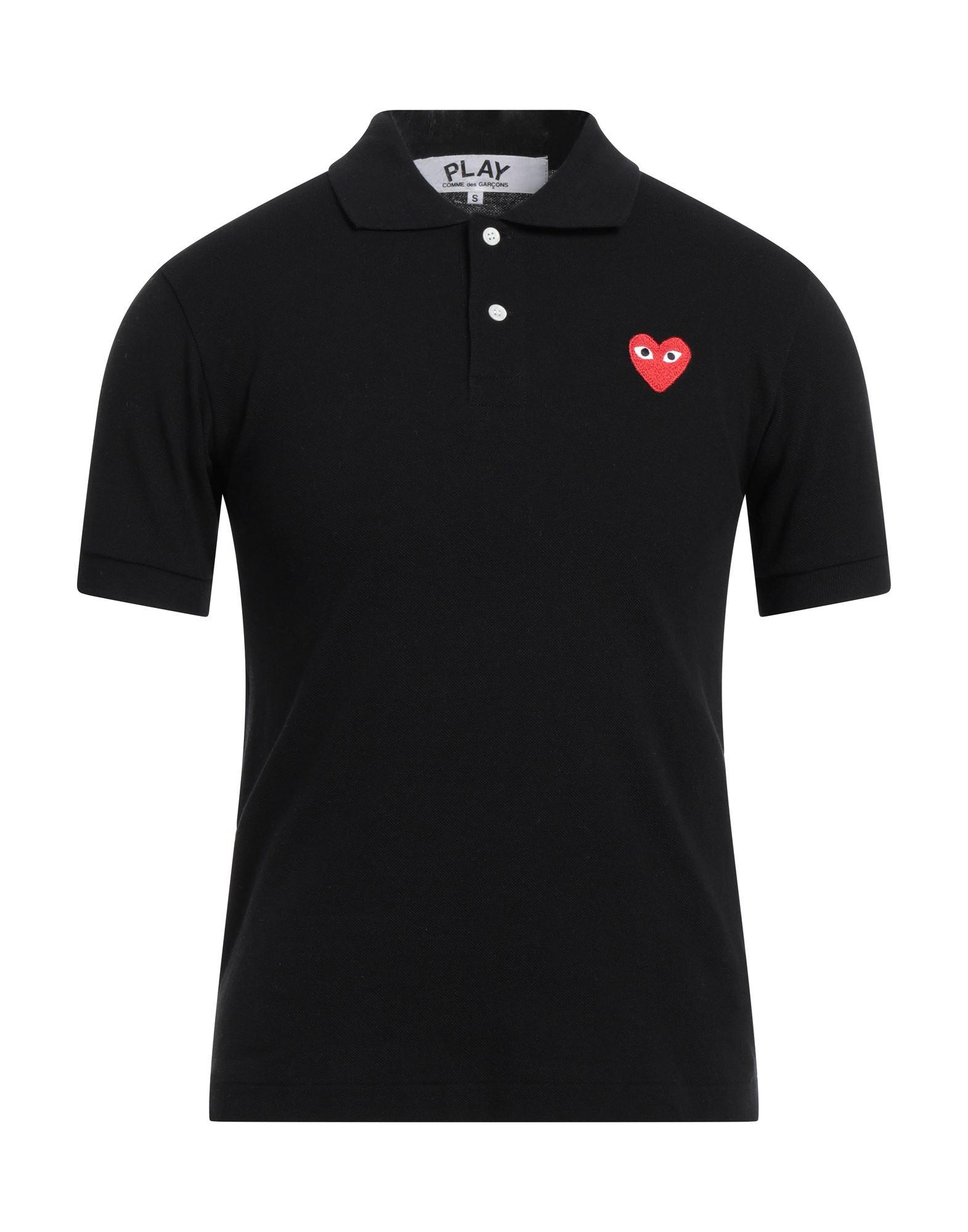 COMME des GARÇONS PLAY Poloshirt Herren Schwarz von COMME des GARÇONS PLAY