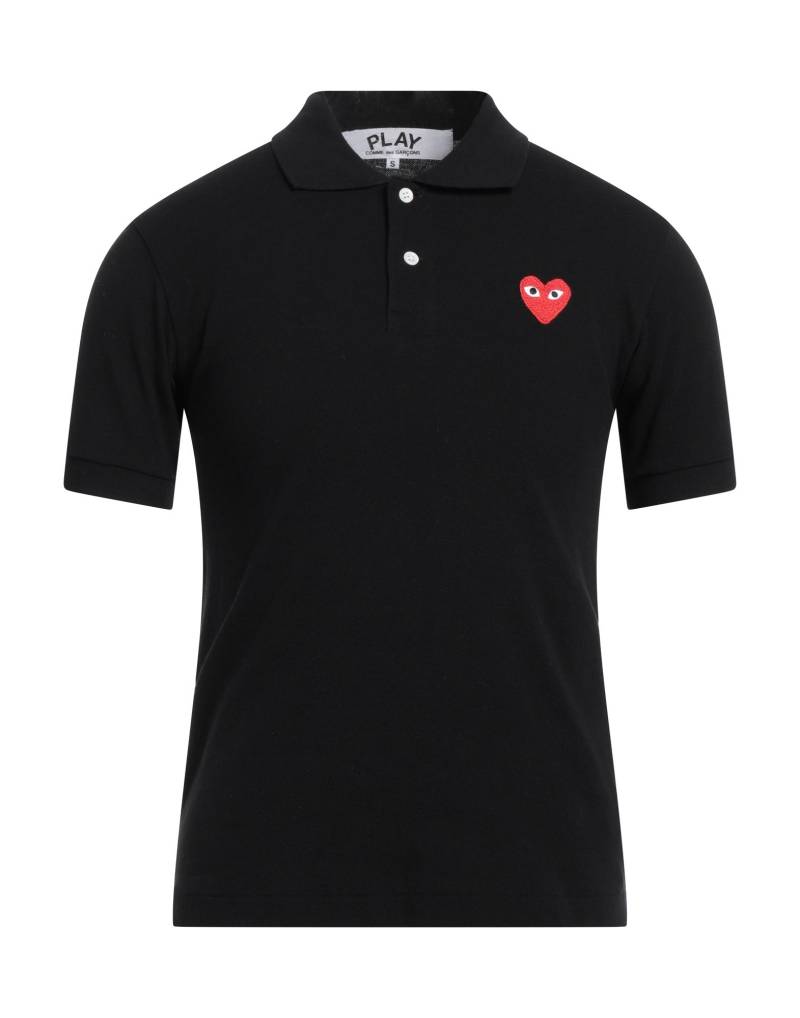COMME des GARÇONS PLAY Poloshirt Herren Schwarz von COMME des GARÇONS PLAY
