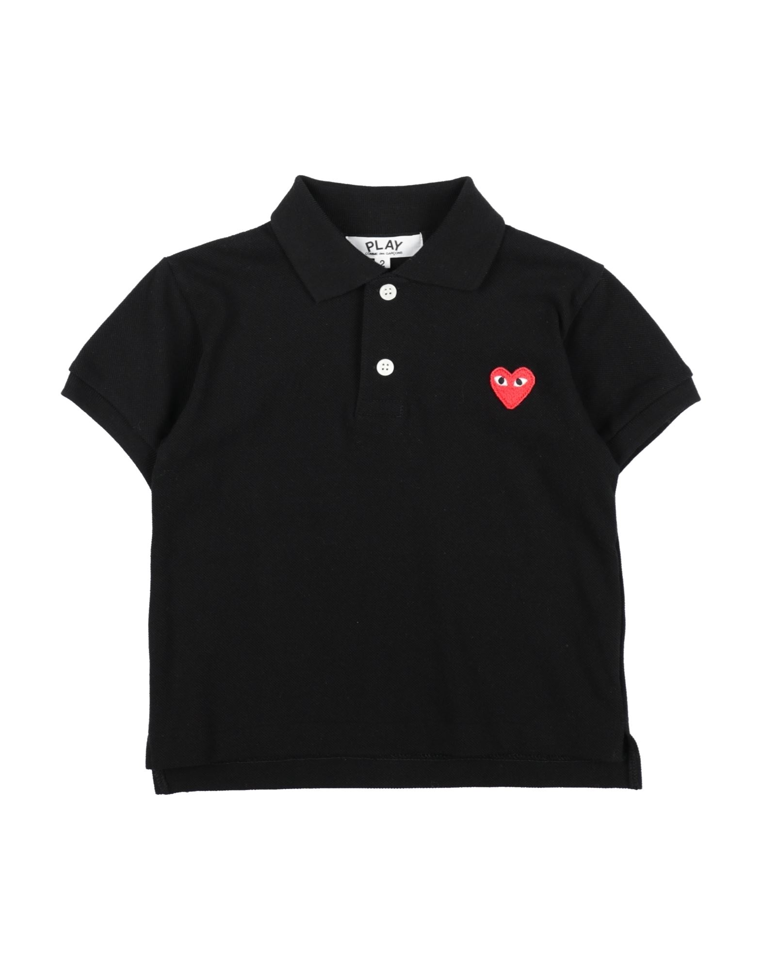 COMME des GARÇONS PLAY Poloshirt Kinder Schwarz von COMME des GARÇONS PLAY