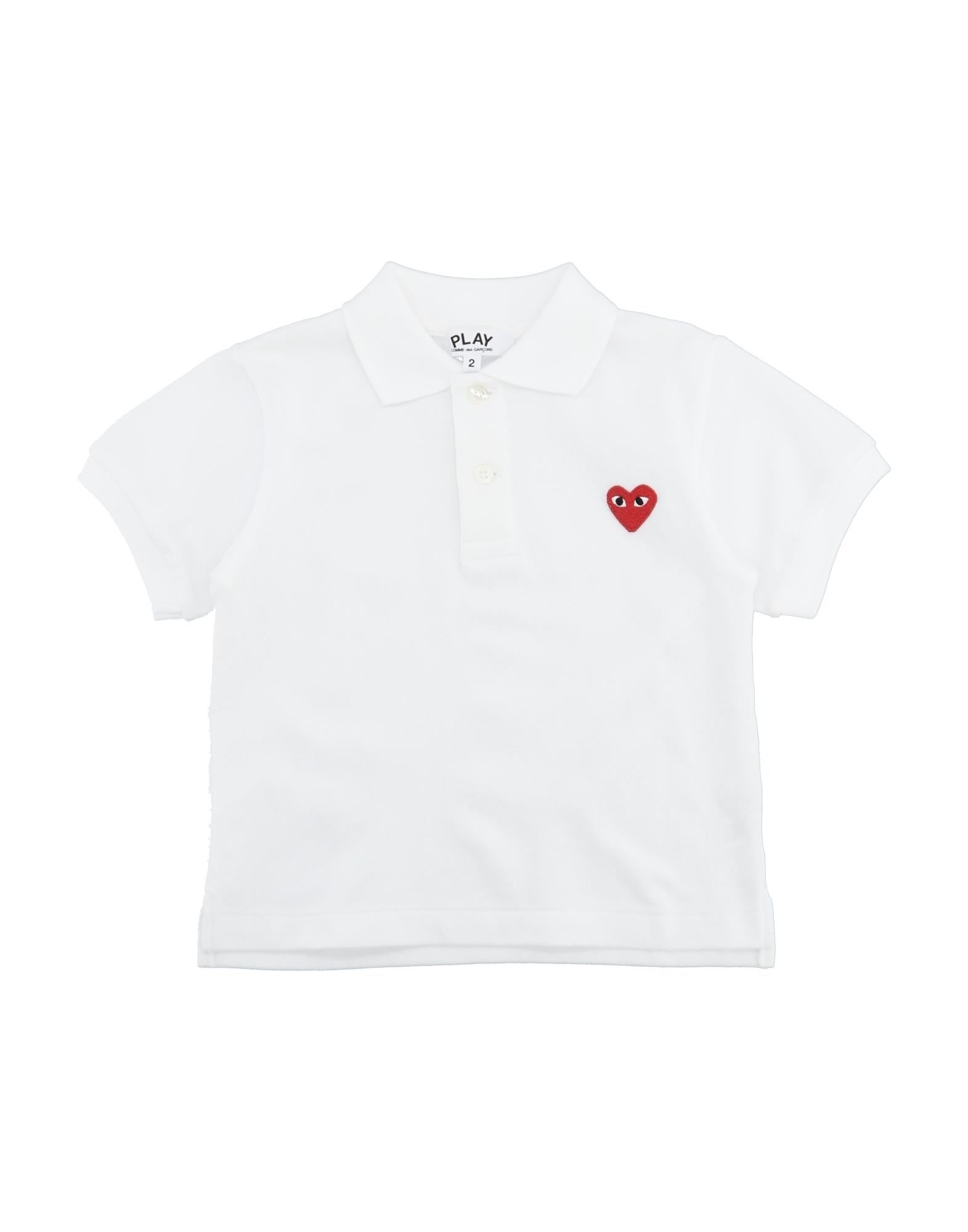 COMME des GARÇONS PLAY Poloshirt Kinder Weiß von COMME des GARÇONS PLAY