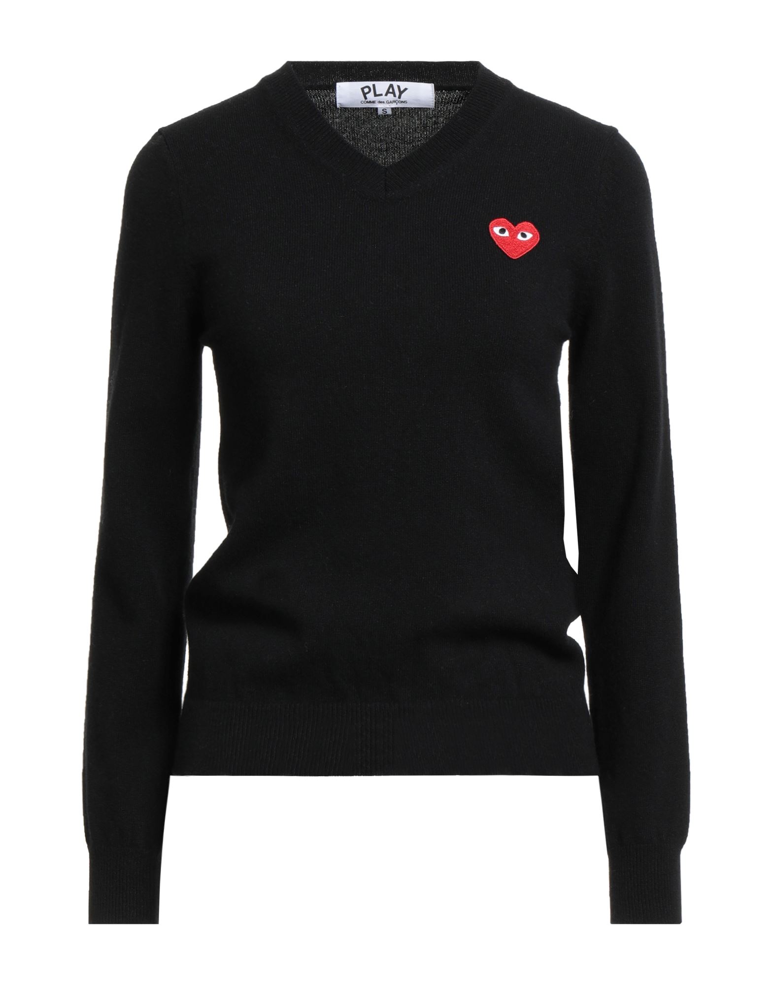 COMME des GARÇONS PLAY Pullover Damen Schwarz COMME des GARÇONS PLAY Pullover Damen Schwarz von COMME des GARÇONS PLAY